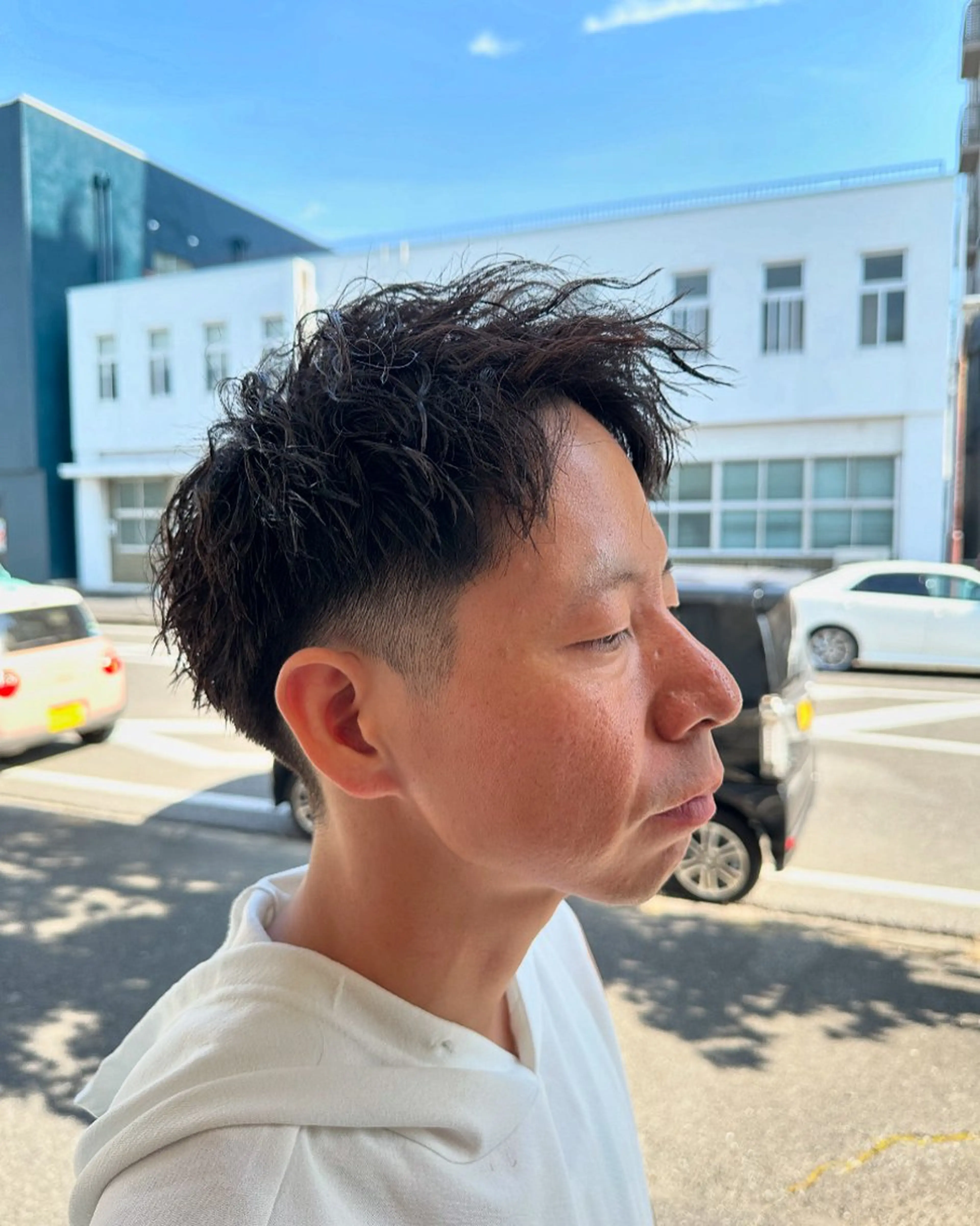 ショート パーマ ツイストパーマ メンズパーマ 宮本礼慈のヘアスタイル