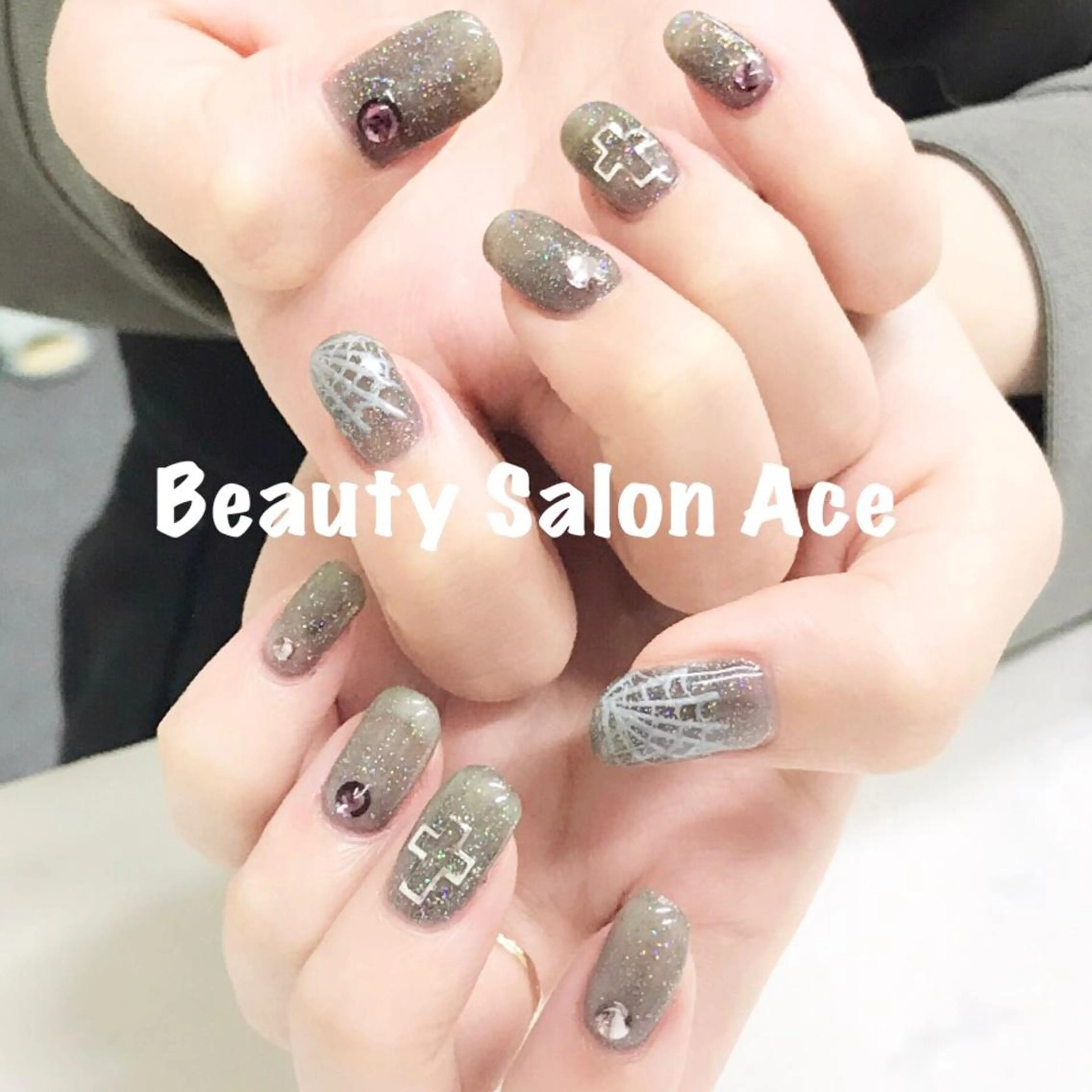 ネイル ハロウィン Beauty Salon Ace（ネイルサロン　エース）所属・池袋フィルイン Ace♡長さだしのネイルデザイン