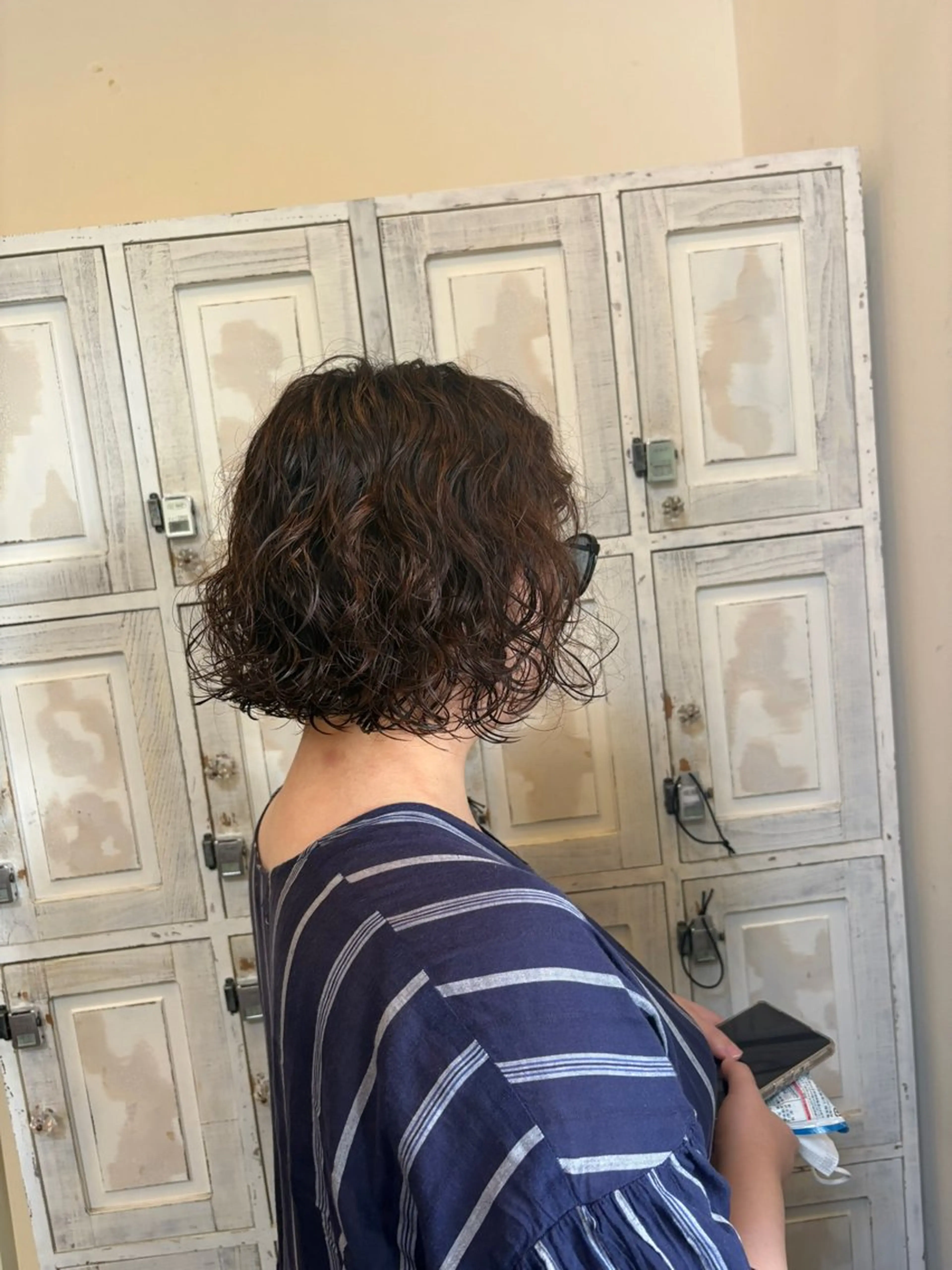 ショート パーマ ルプラボウ/中村潤菜 /ボブヘアのヘアスタイル