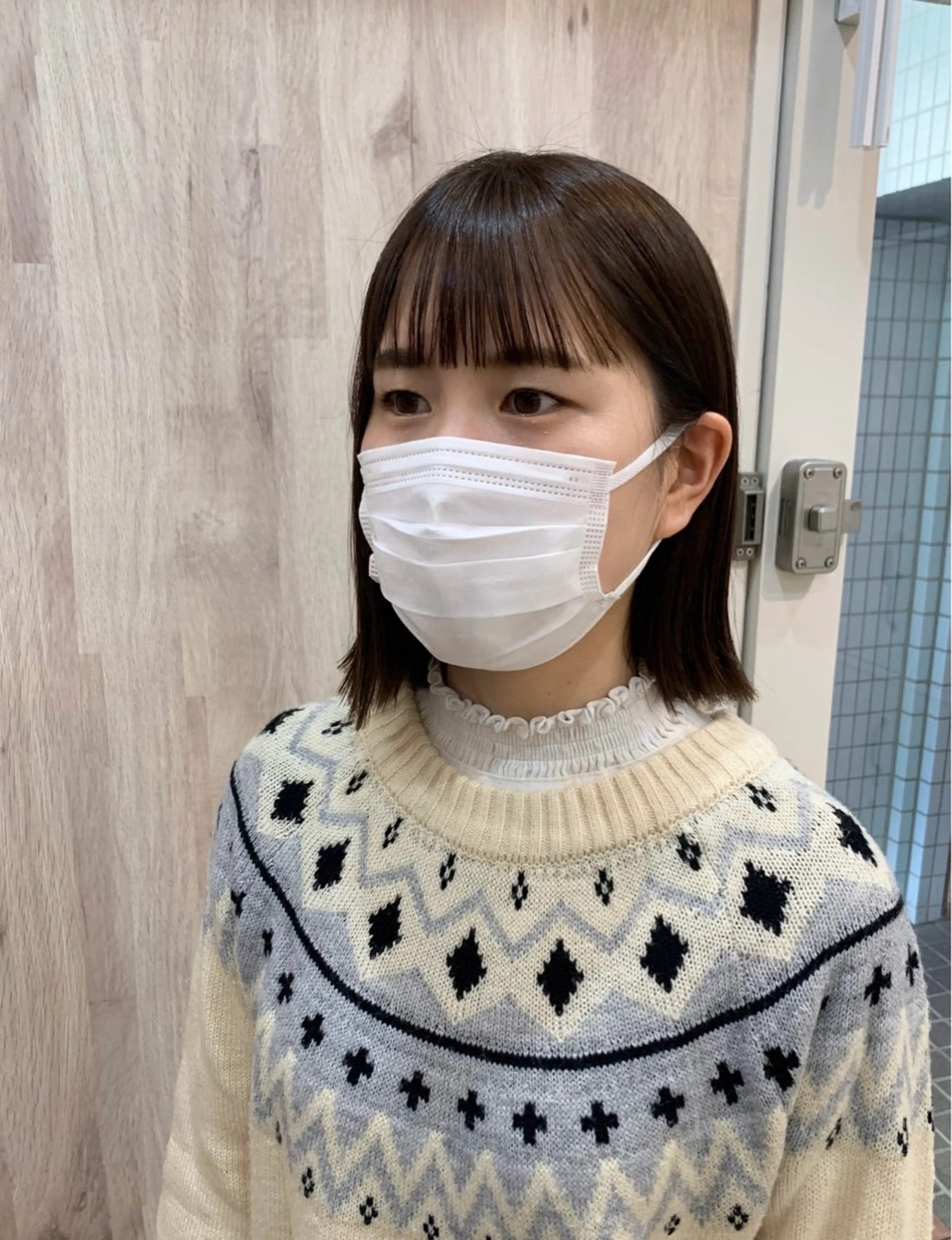 ミディアム 竹村 恵功代のヘアスタイル