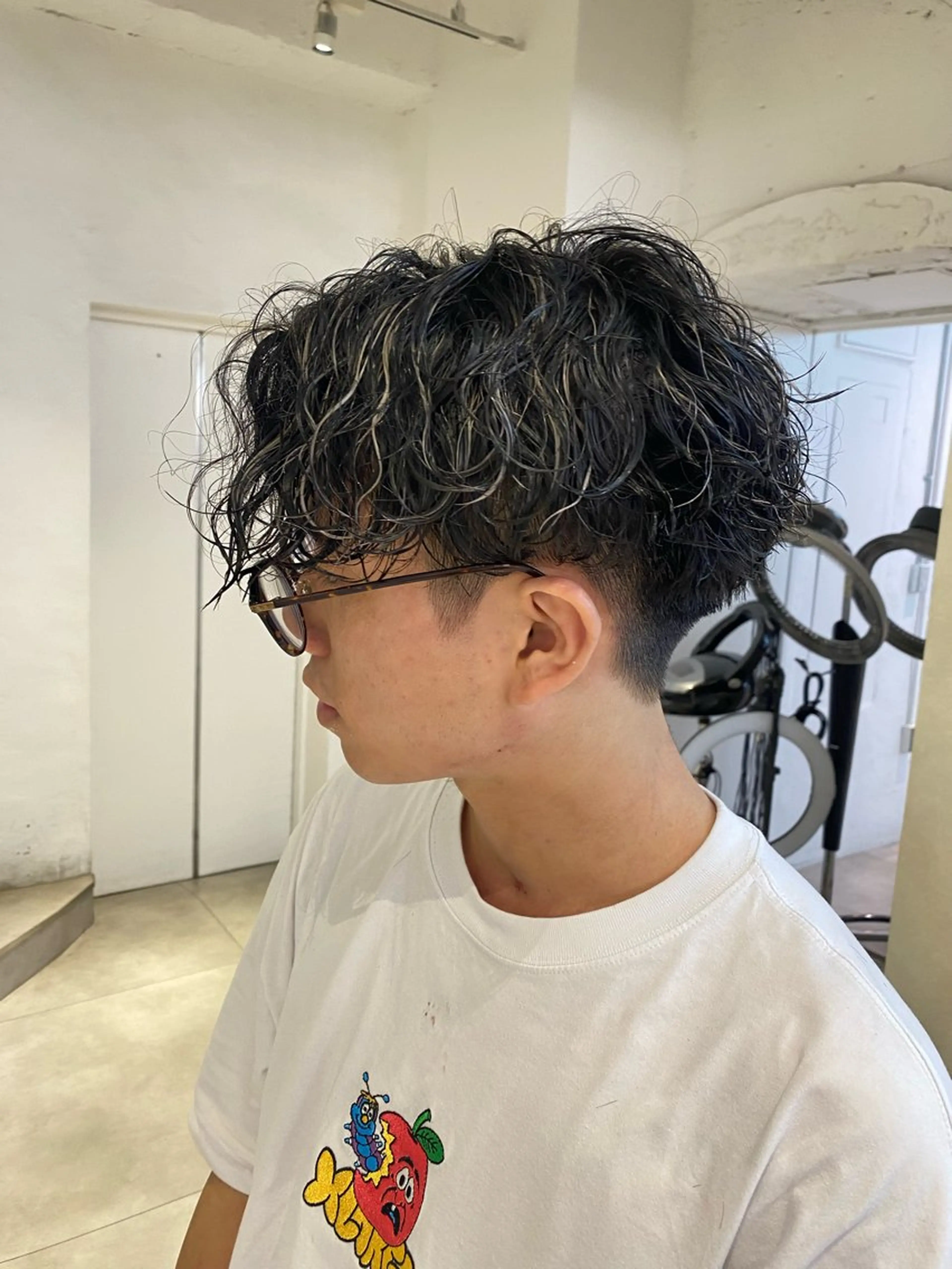 カラー パーマ メンズ 新宿【メンズパーマ】 塩澤太一のヘアスタイル