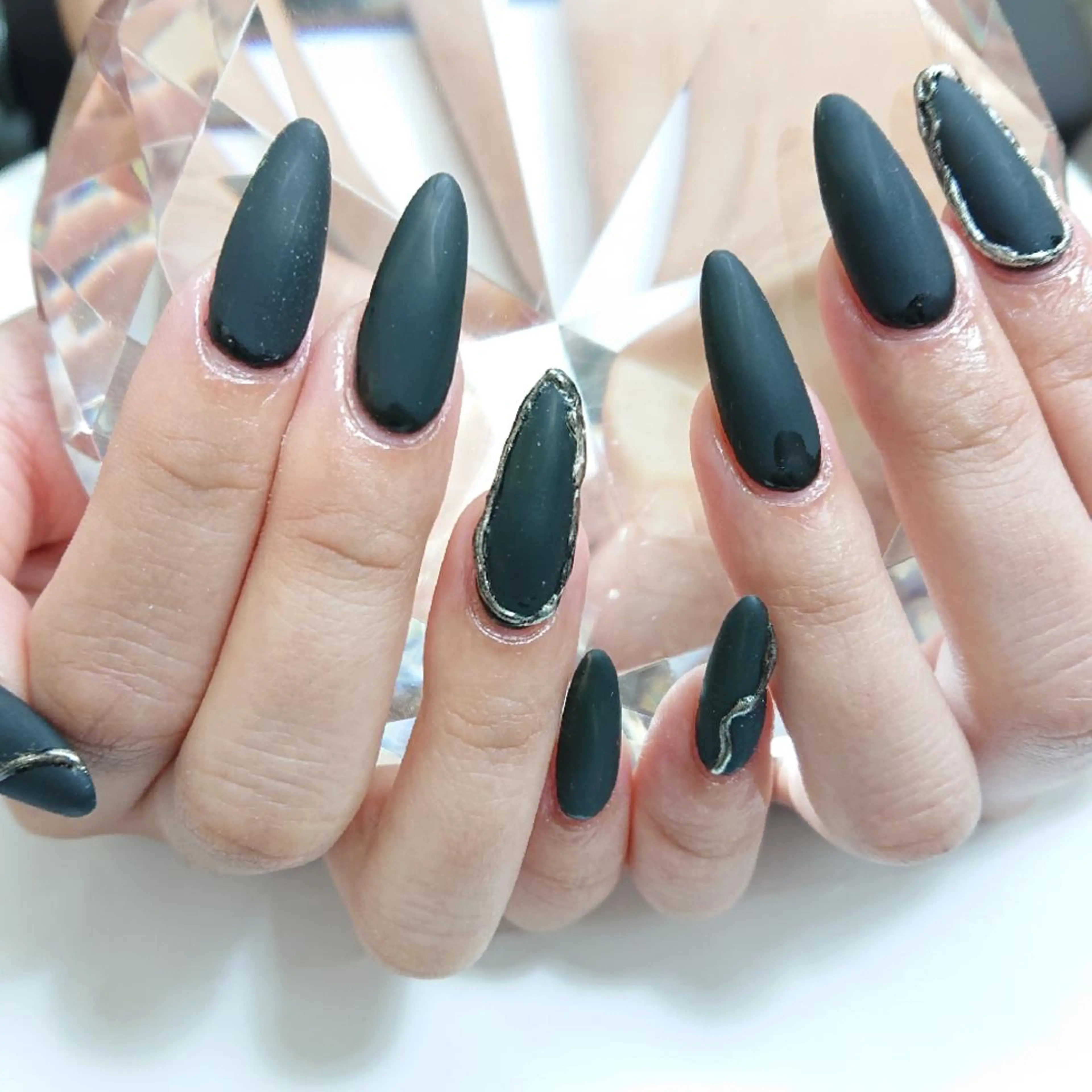 ネイル マットネイル ミラーネイル Coco Girlsのネイルデザイン