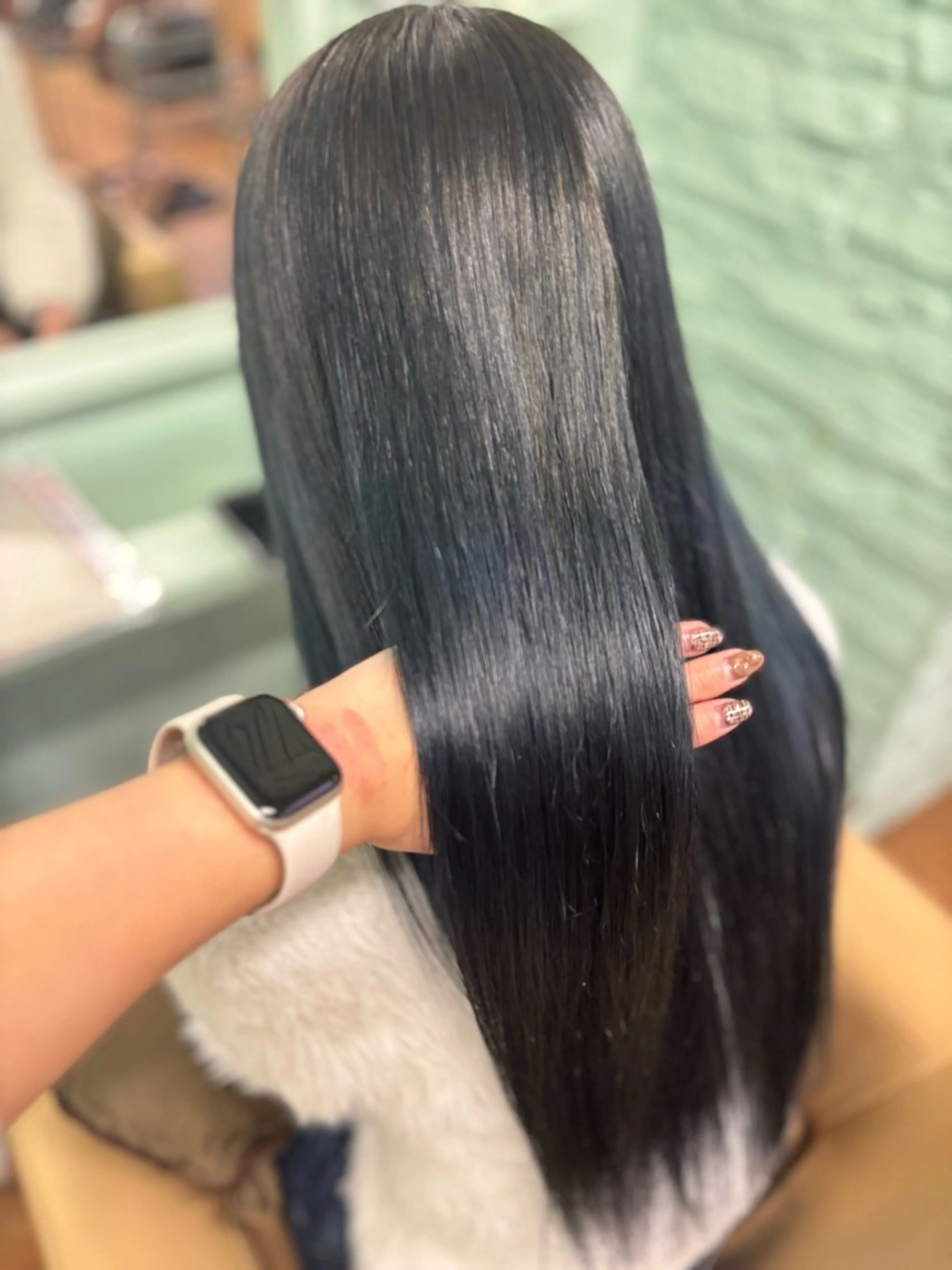 カラー ヘアカラー トリートメント 艶盛れ透明感カラー/ kanna🖤のヘアスタイル