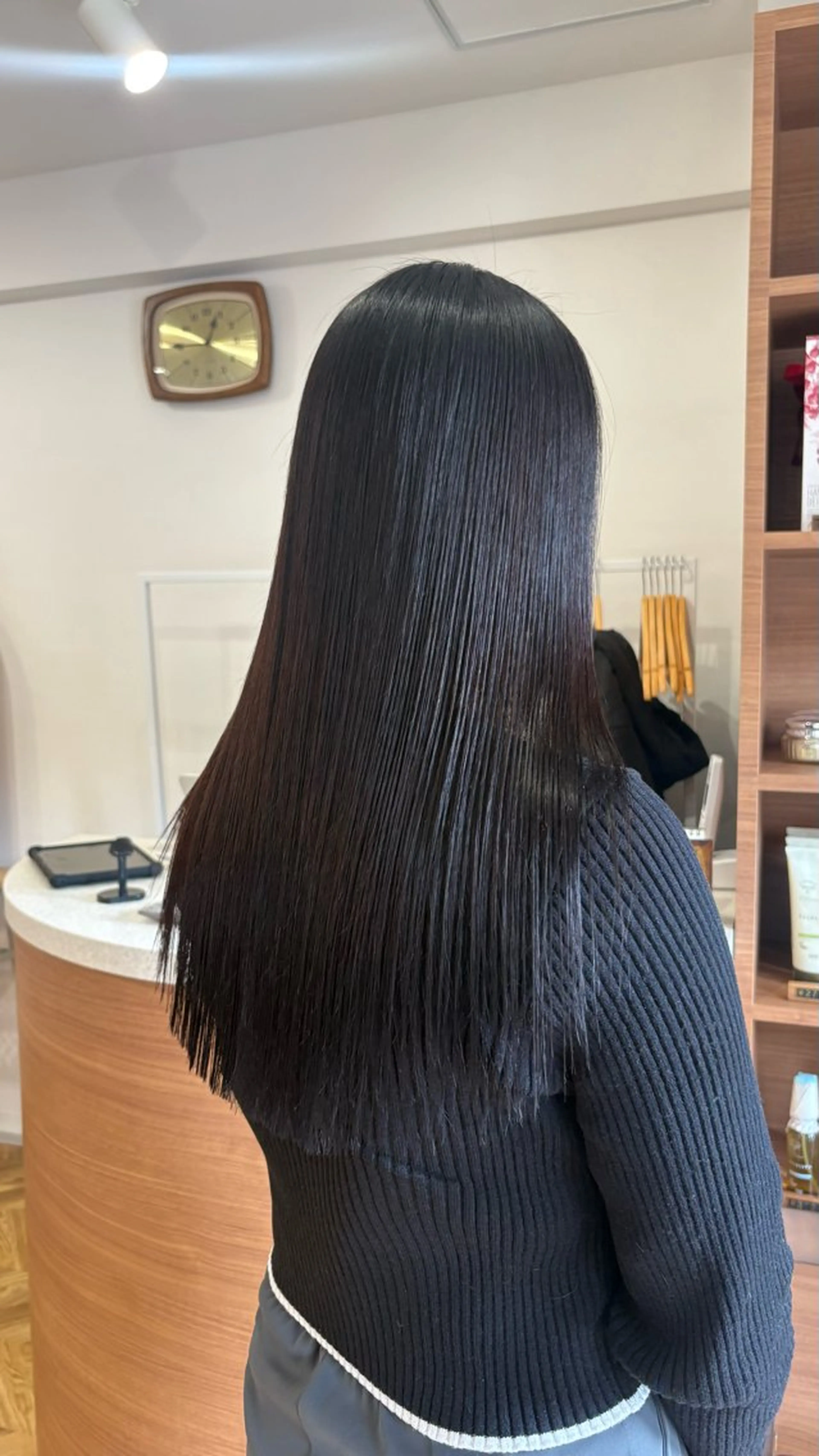 ロング カット 縮毛矯正 HaKUmaison ノエ／久屋大通 高岳のヘアスタイル