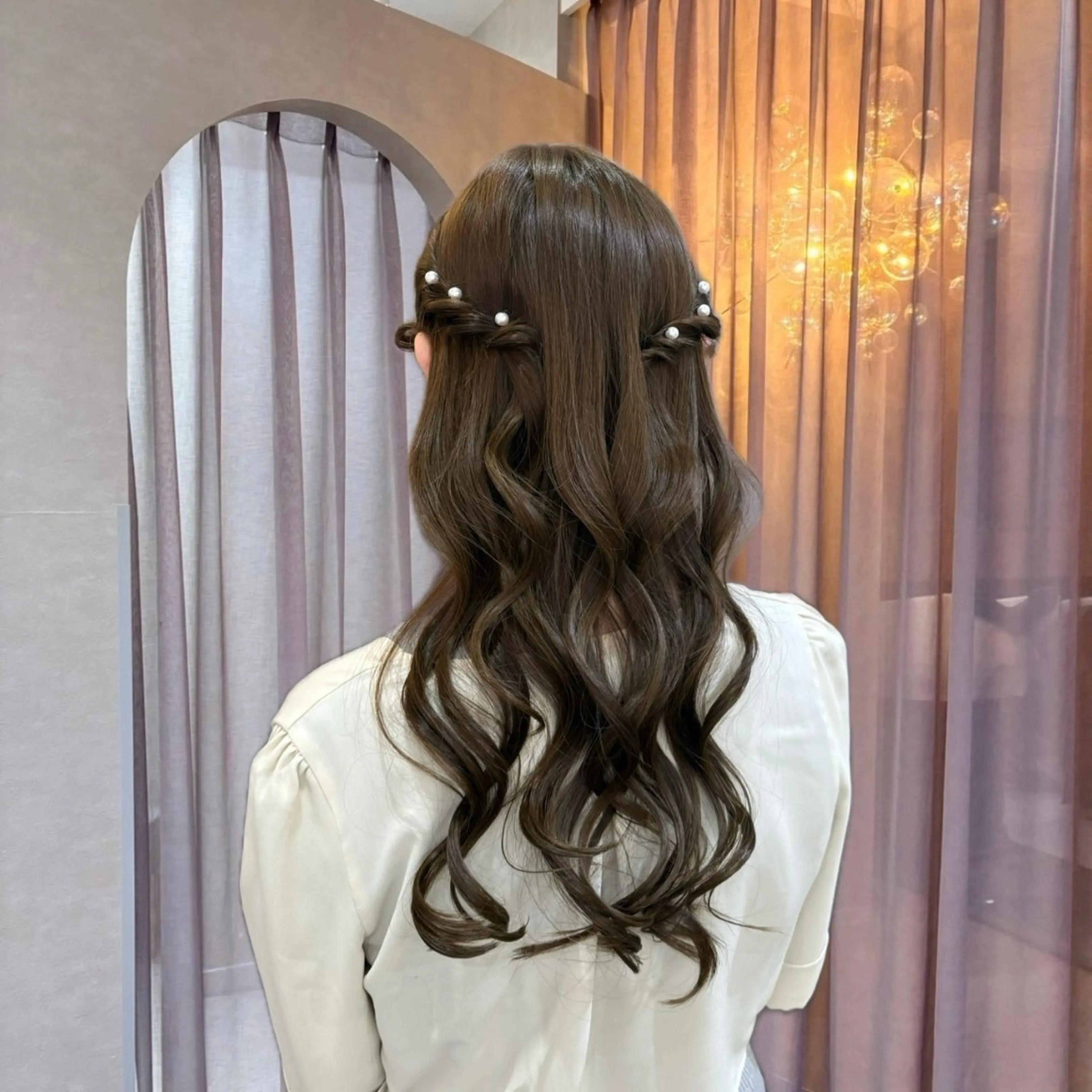 ロング ヘアアレンジ 🎀髪質改善/艶カラ ー/大宮/そら🎀のヘアスタイル