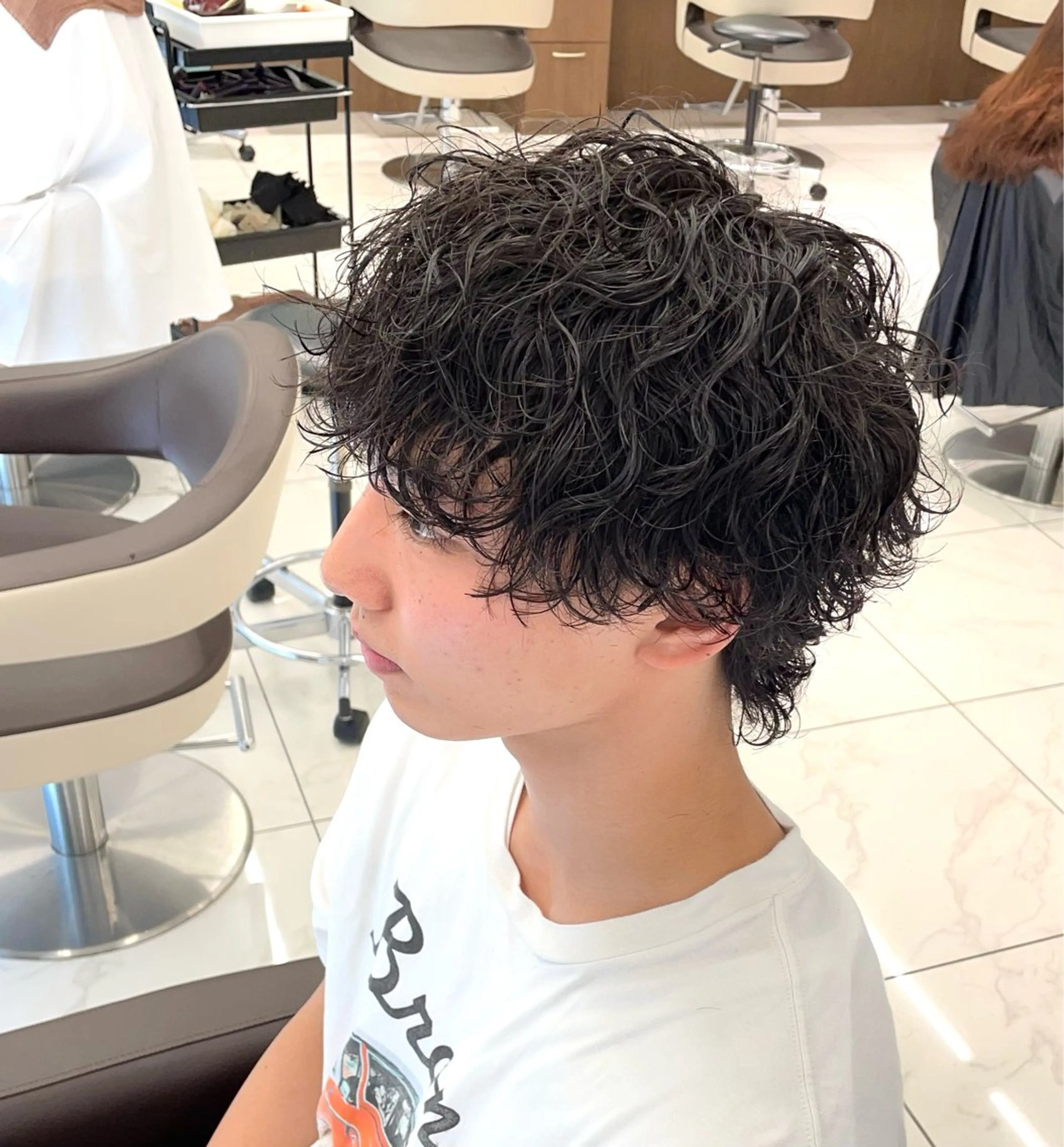 ショート パーマ メンズ 【メンズ特化】 池田大成✂︎のヘアスタイル