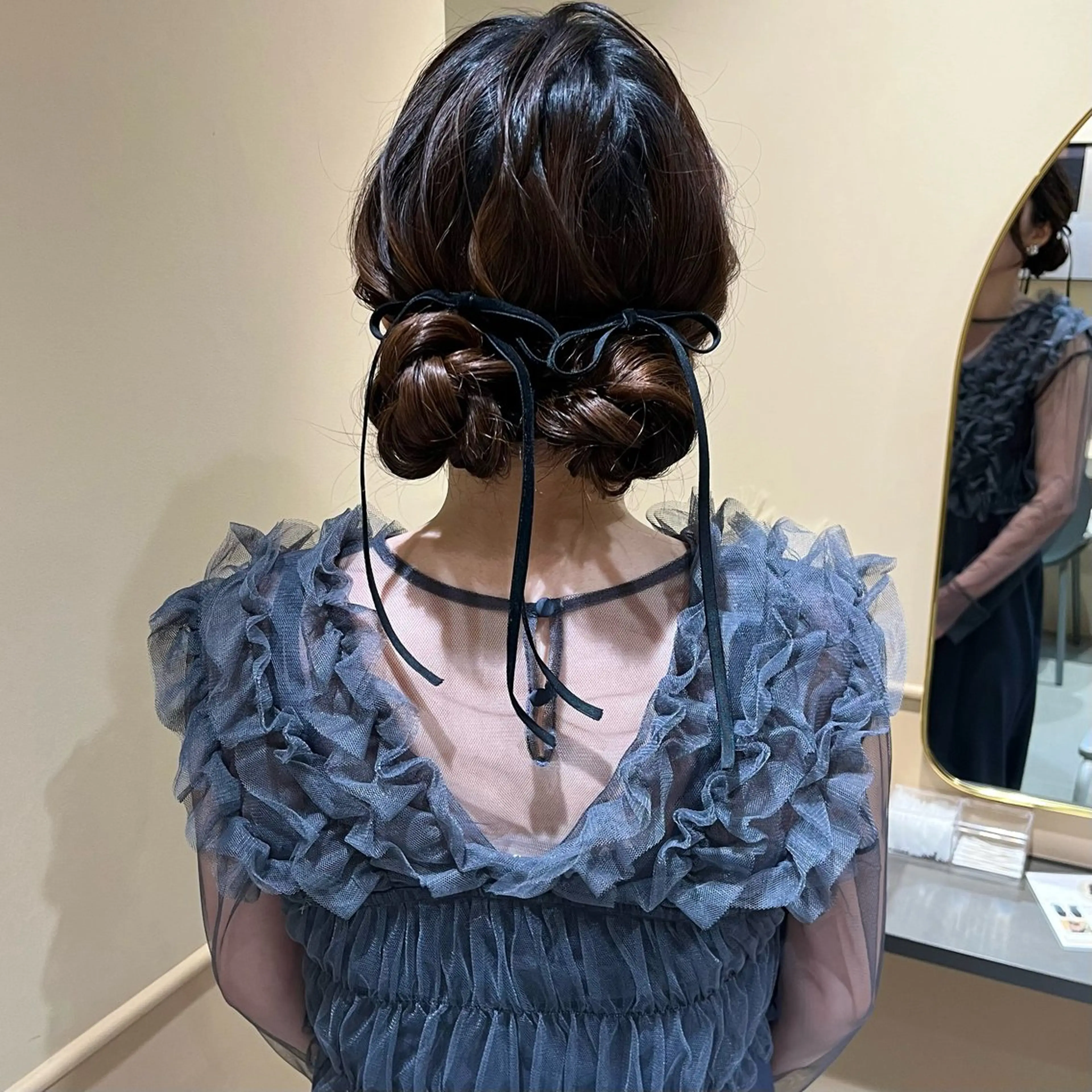 ロング ヘアアレンジ ヘアセット 🫧tomoka 透明感カラー🫧のヘアスタイル