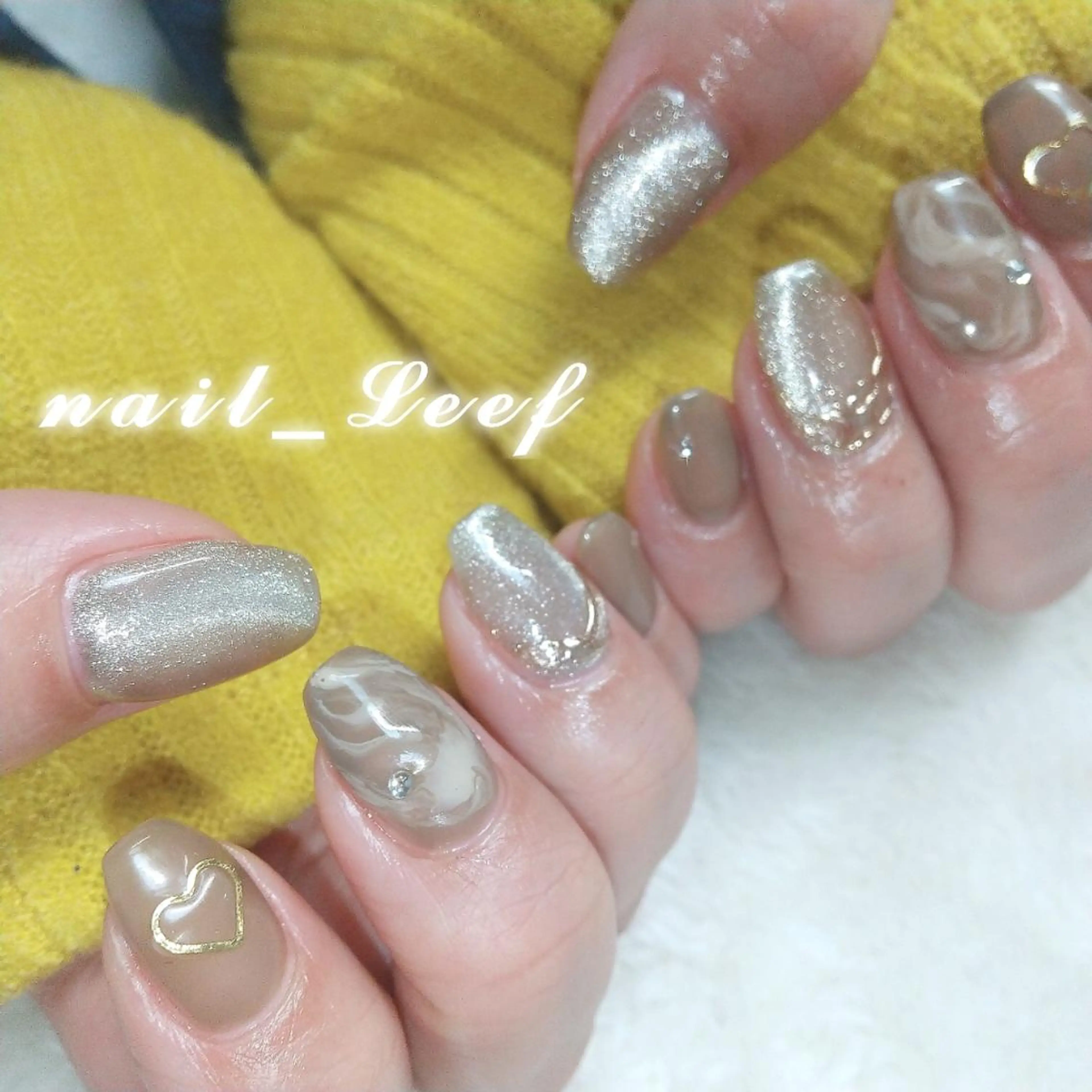 ネイル ハンドネイル Nail leef《リーフ》所属・kahosan 𓆉のネイルデザイン