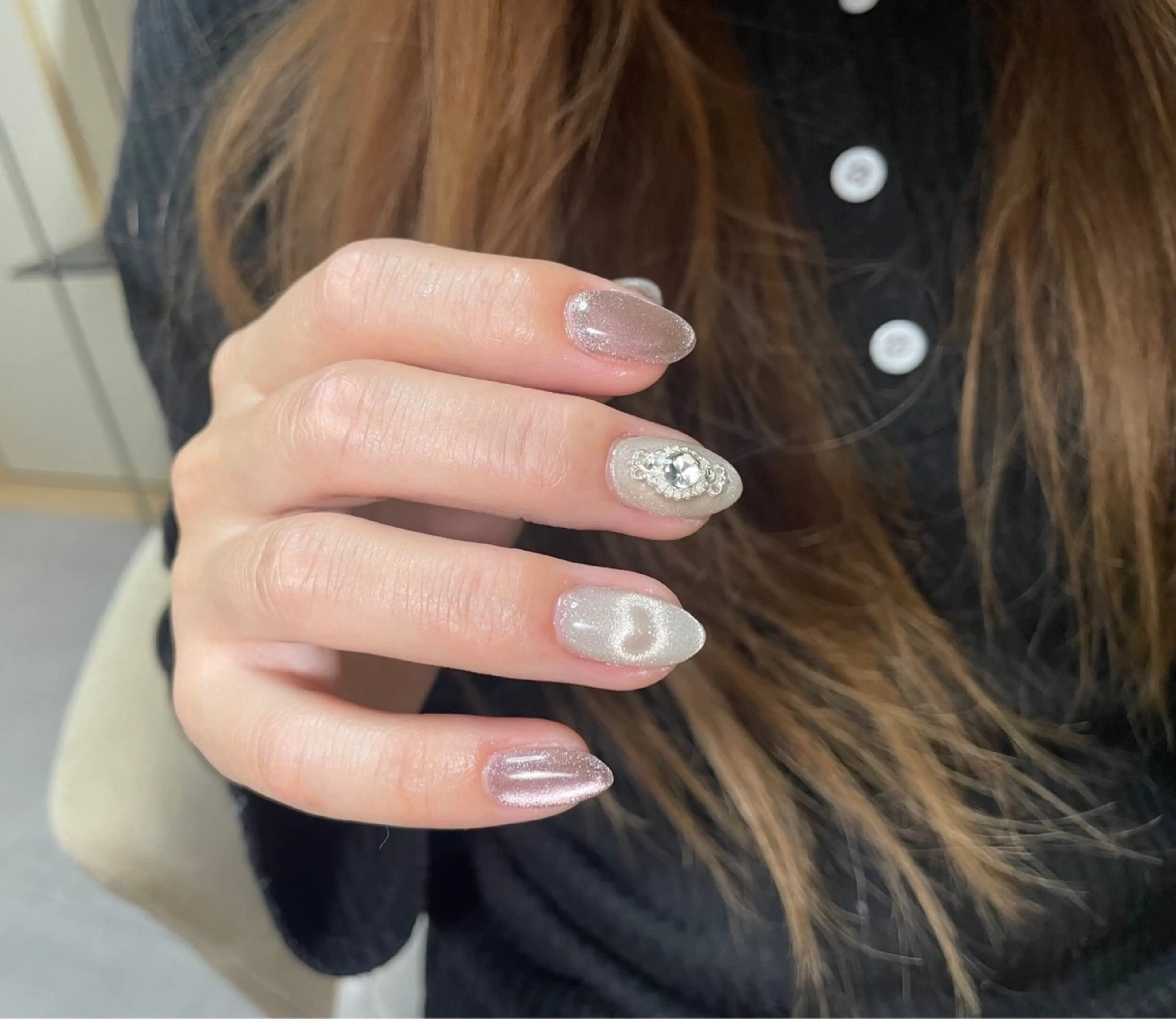 ネイル アートネイル マグネットネイル RISA joie nailのネイルデザイン