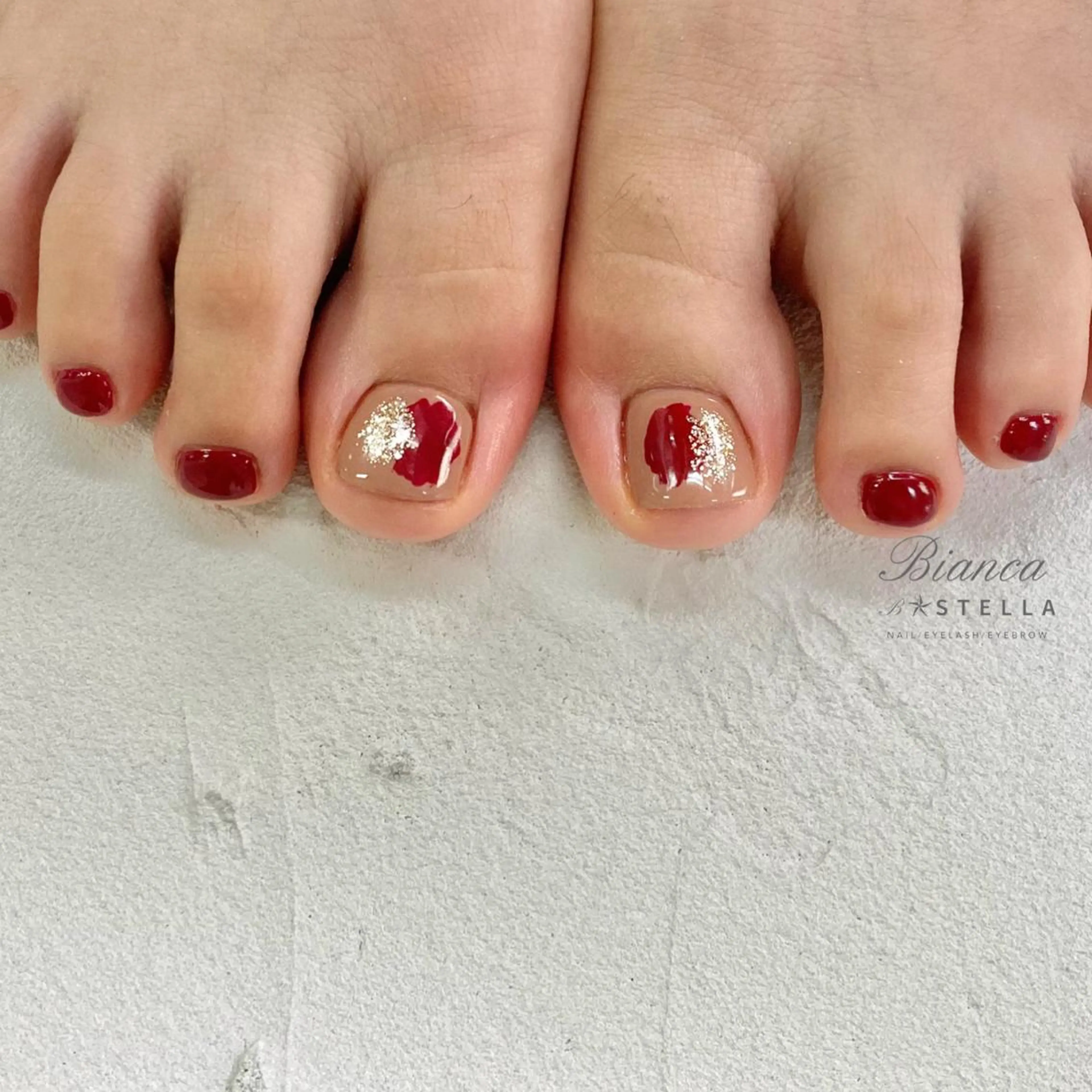 ネイル フットネイル Mojyam nail所属・松本 実咲のネイルデザイン