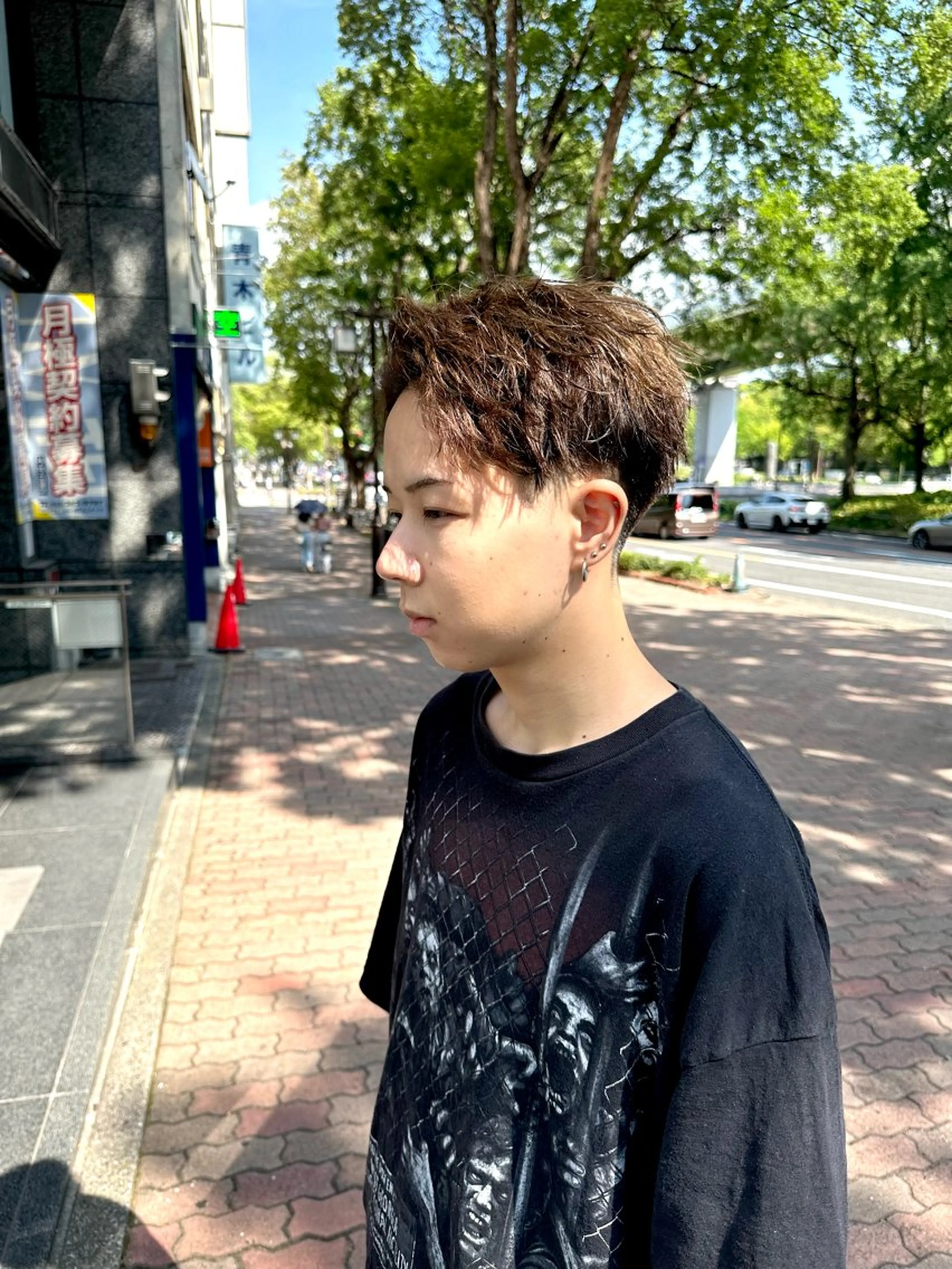 メンズ マッシュ メンズパーマ メンズツイストパーマ 波巻きパーマ ツイストパーマ カット ヘアカラー パーマ トリートメント 骨格補正施術/メンズ 専門美容師/YUYAのヘアスタイル