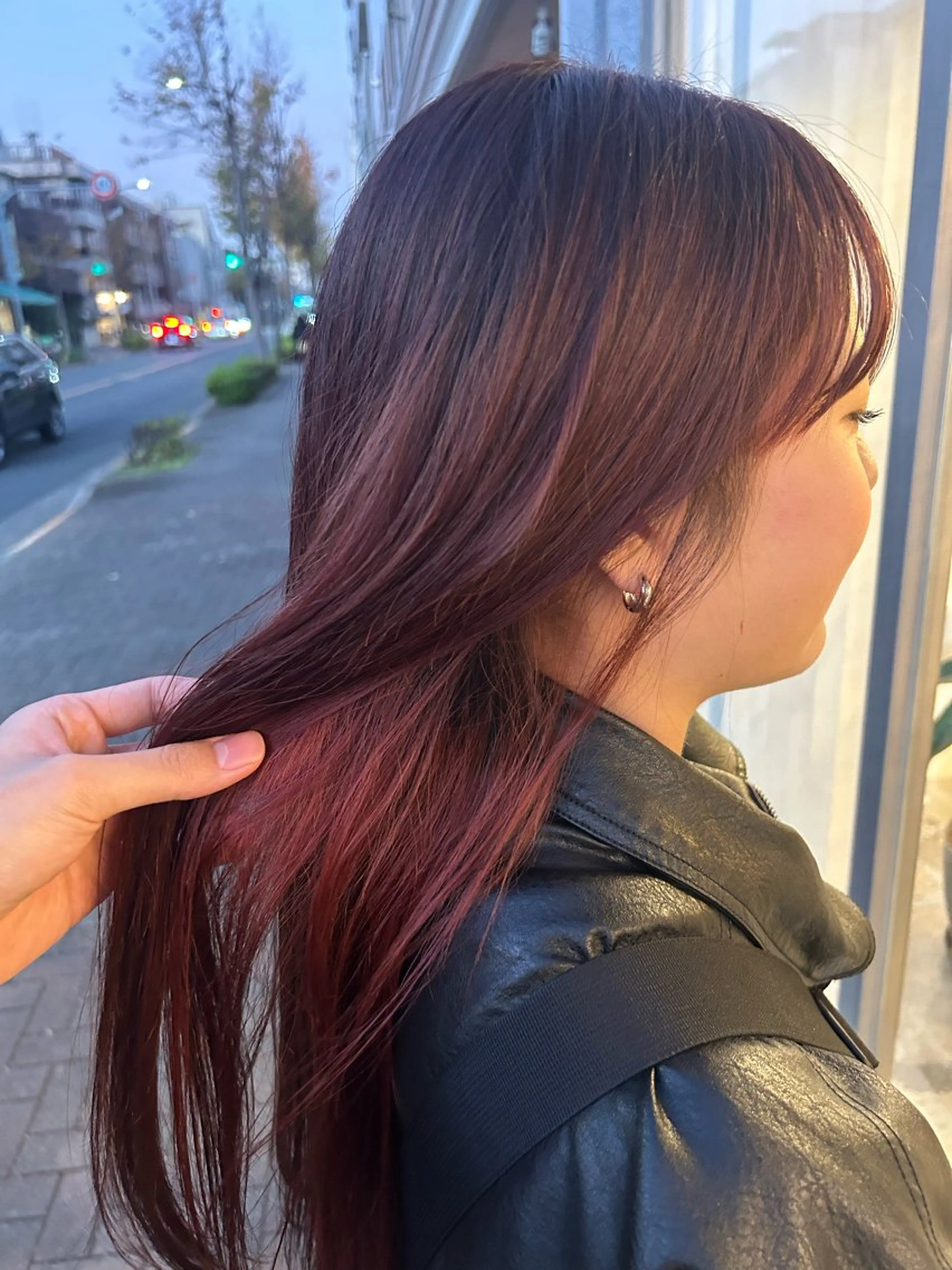 ミディアム aen parlor所属・💐レイヤー/暖色 /りゅーき💐のヘアスタイル