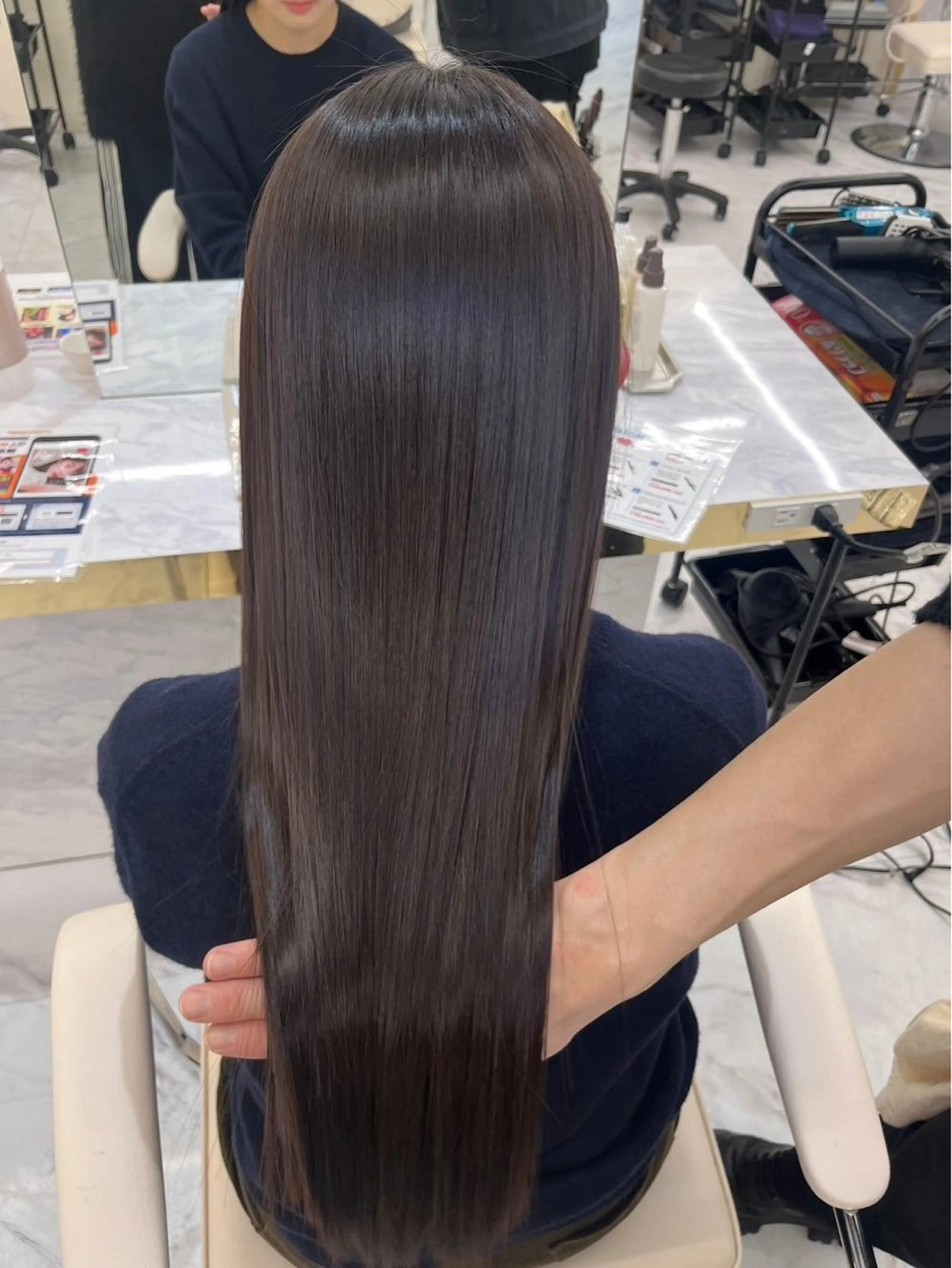 ロング カラー ヘアカラー トリートメント カラー🫧髪質改善 高原瑞輝のヘアスタイル