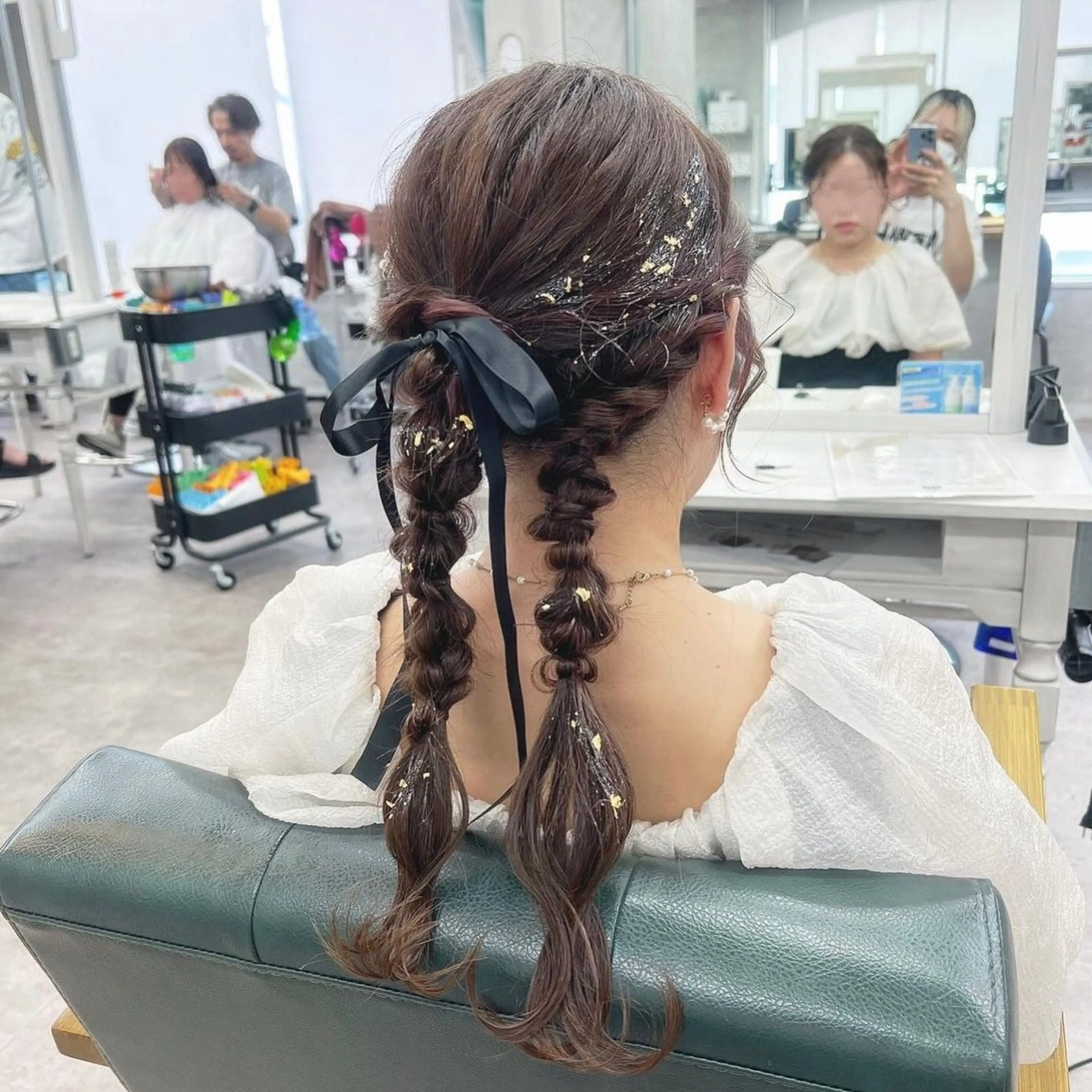 ロング ヘアアレンジ ヘアセット JUNSHIN🦋 ヘアセット／カラーのヘアスタイル