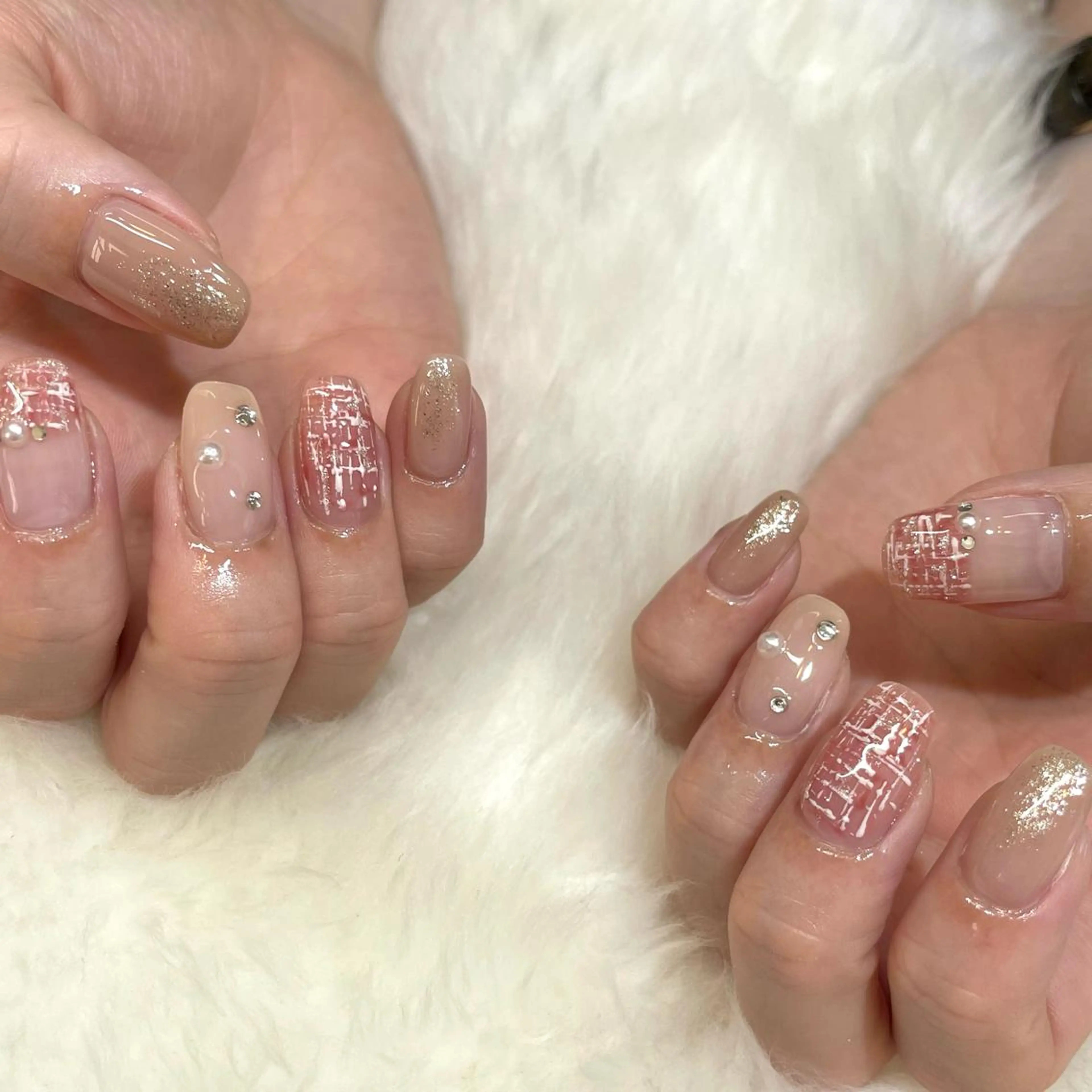 ネイル ハンドネイル 水戸 彩夏のネイルデザイン