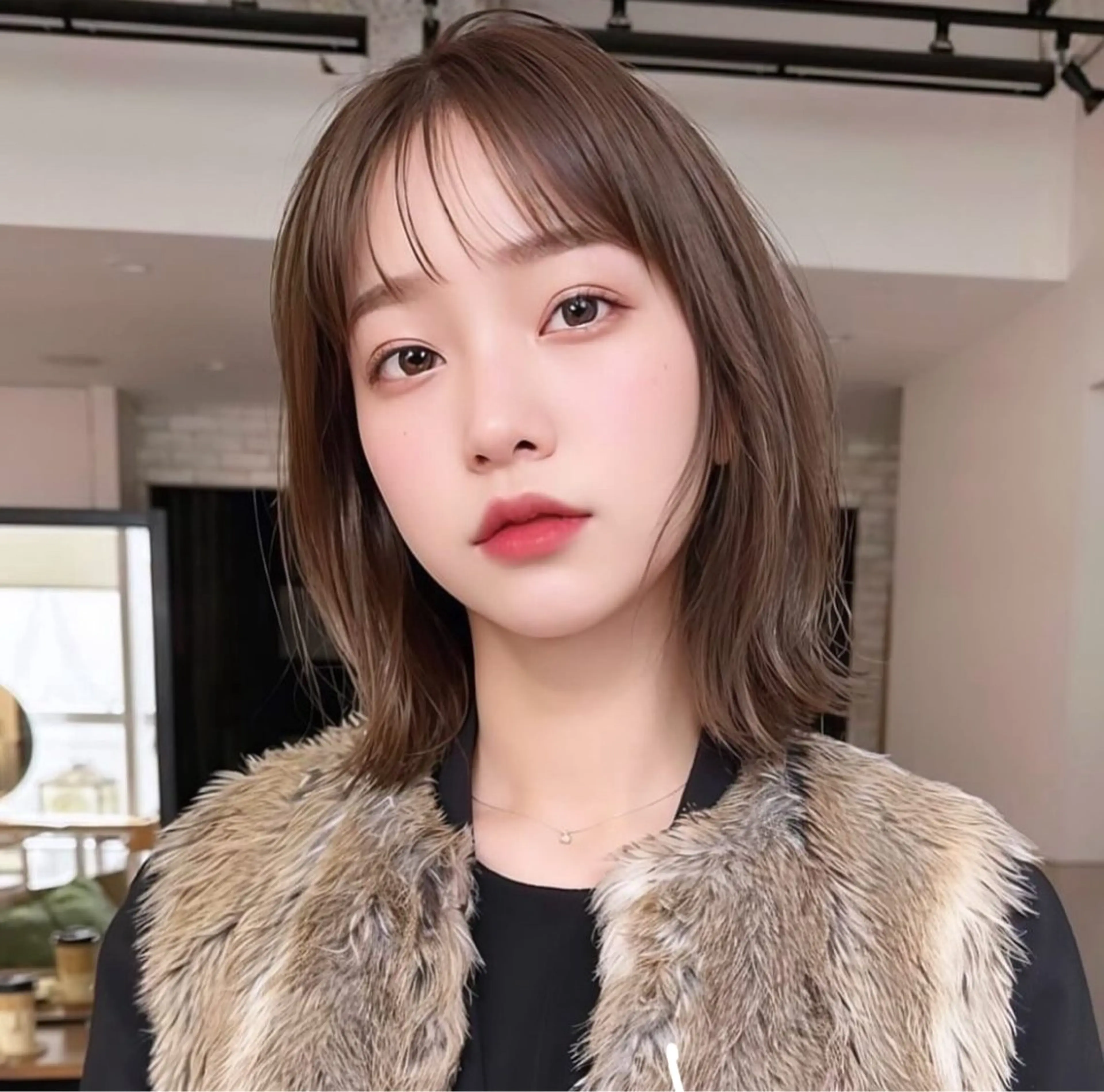 ♠️ミニモ学割♠️カットモデル➕ブリーチなしワンカラー➕オージュアダメージケアトリートメント✨️の写真