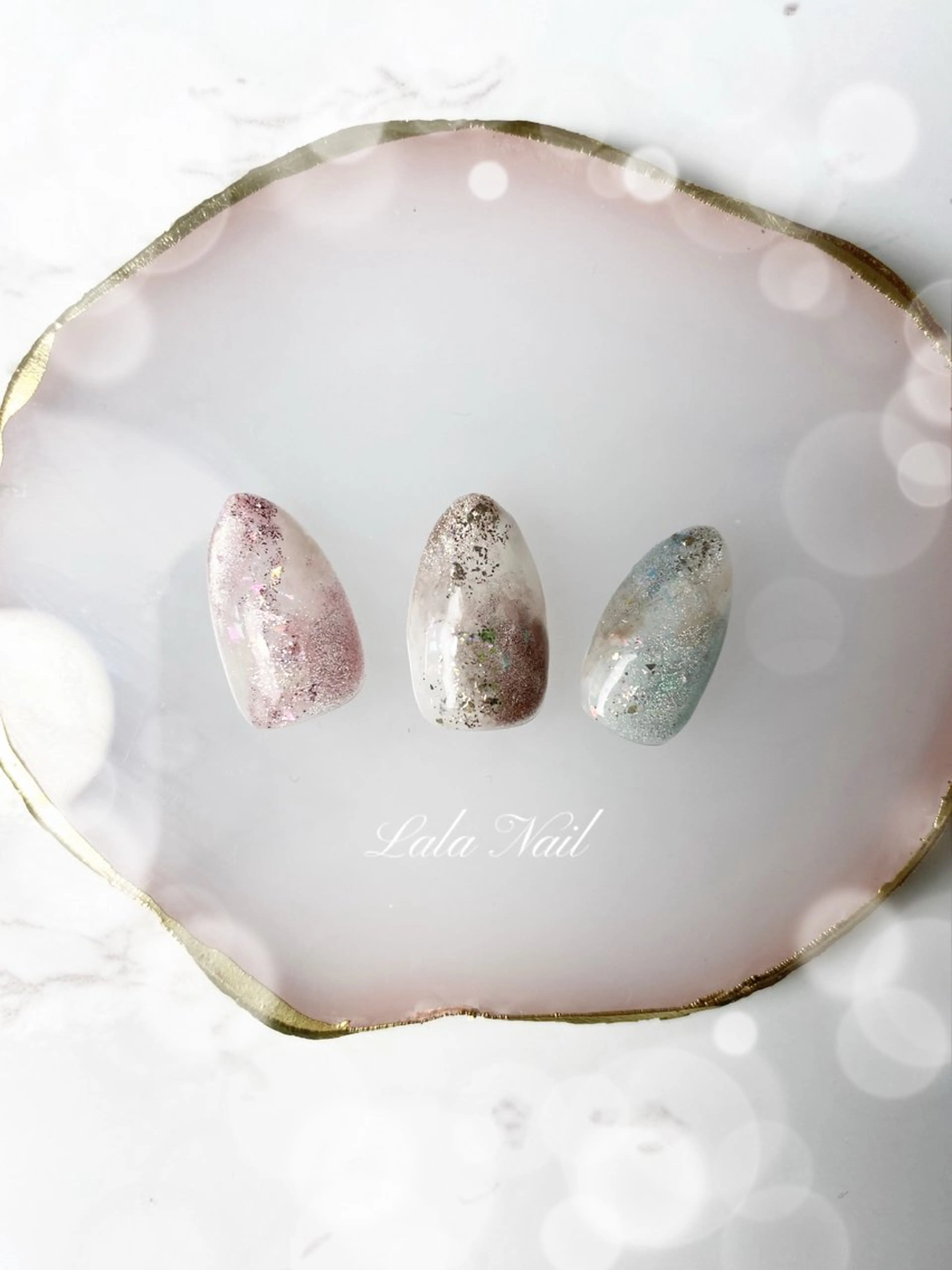 ネイル マグネットネイル ニュアンスネイル Lala Nail 足立区入谷のネイルデザイン