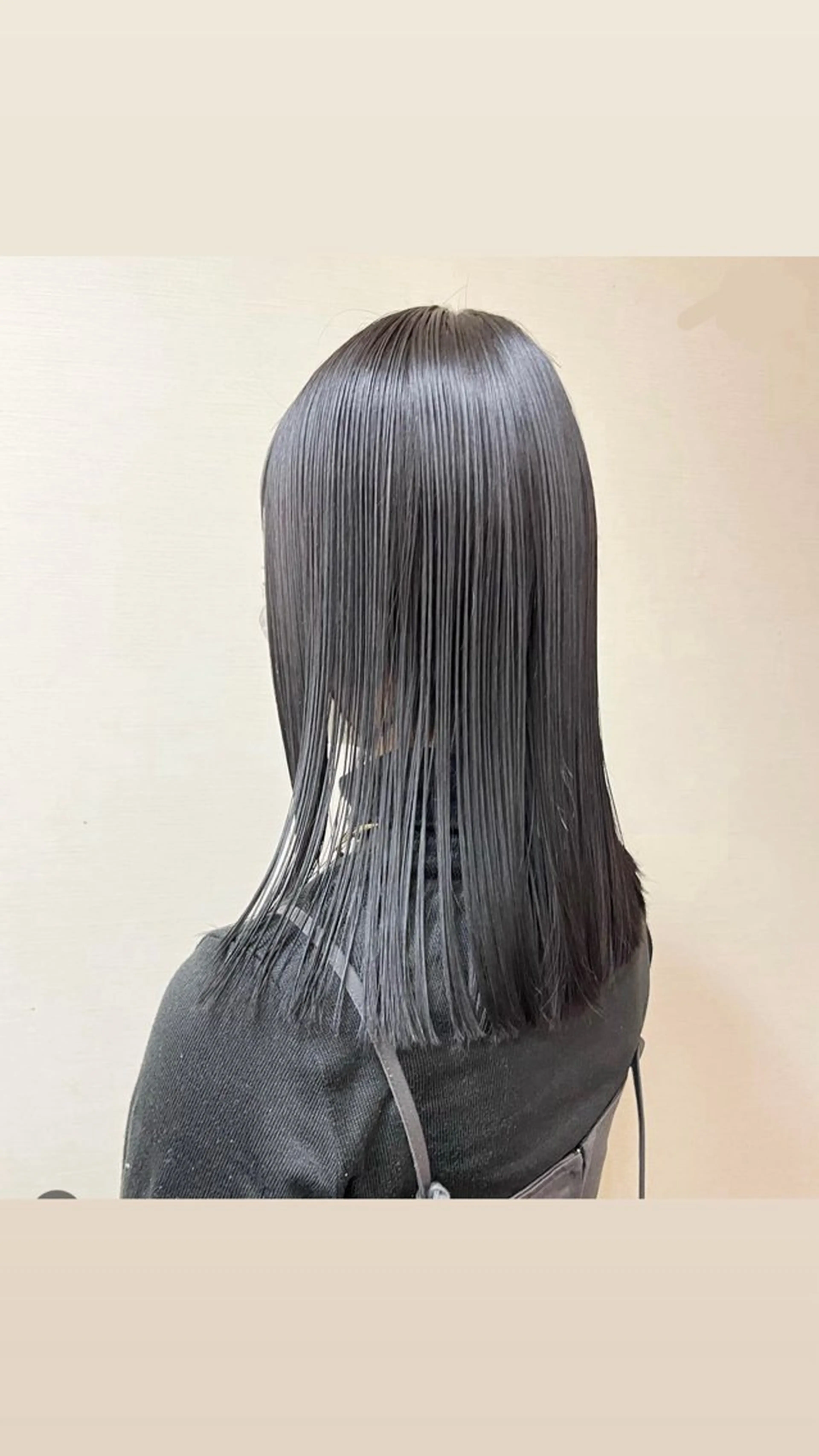 ミディアム カラー 縮毛矯正 スタジオノル パーマ🌀あやなのヘアスタイル