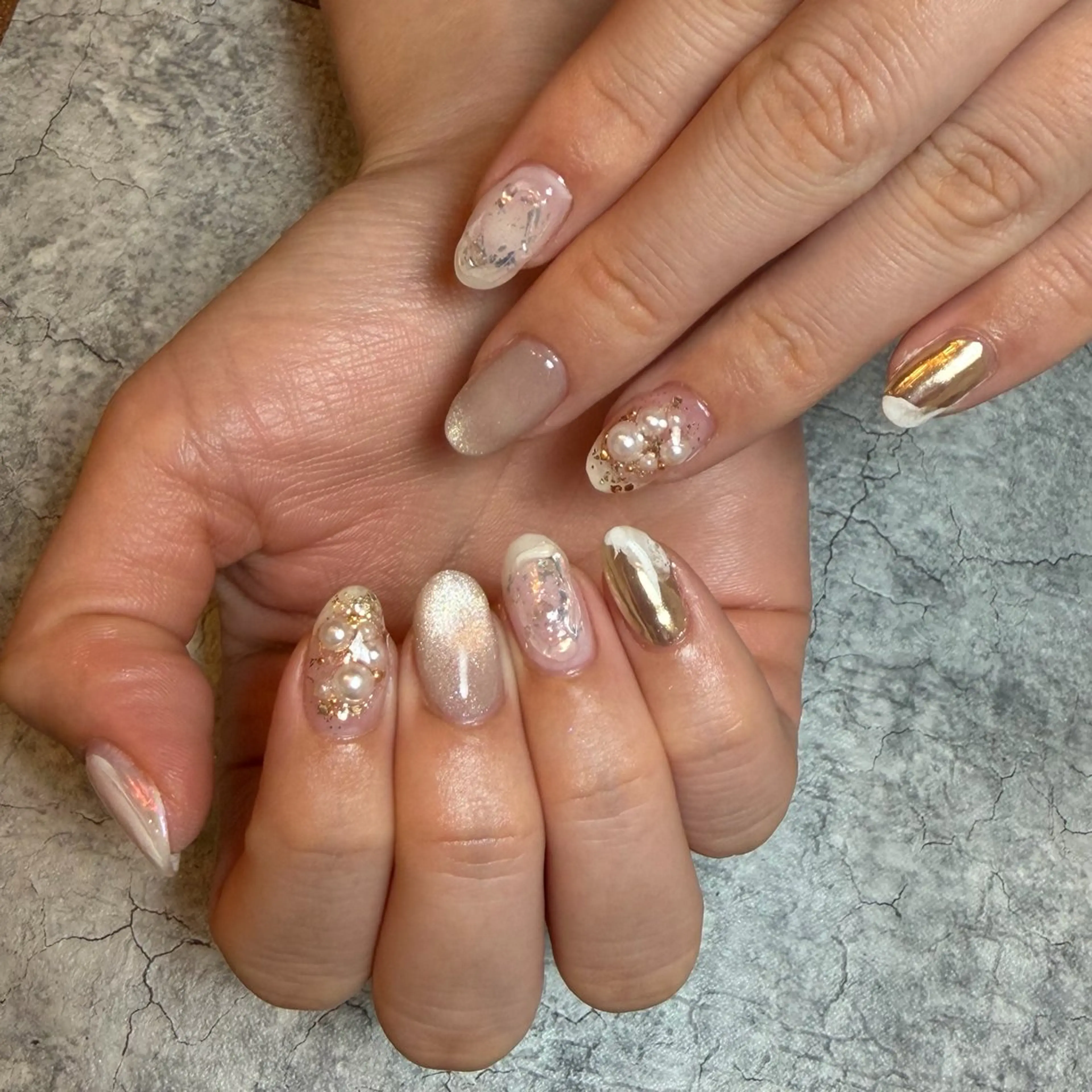 ネイル 自由が丘サロン あやめ💅のネイルデザイン