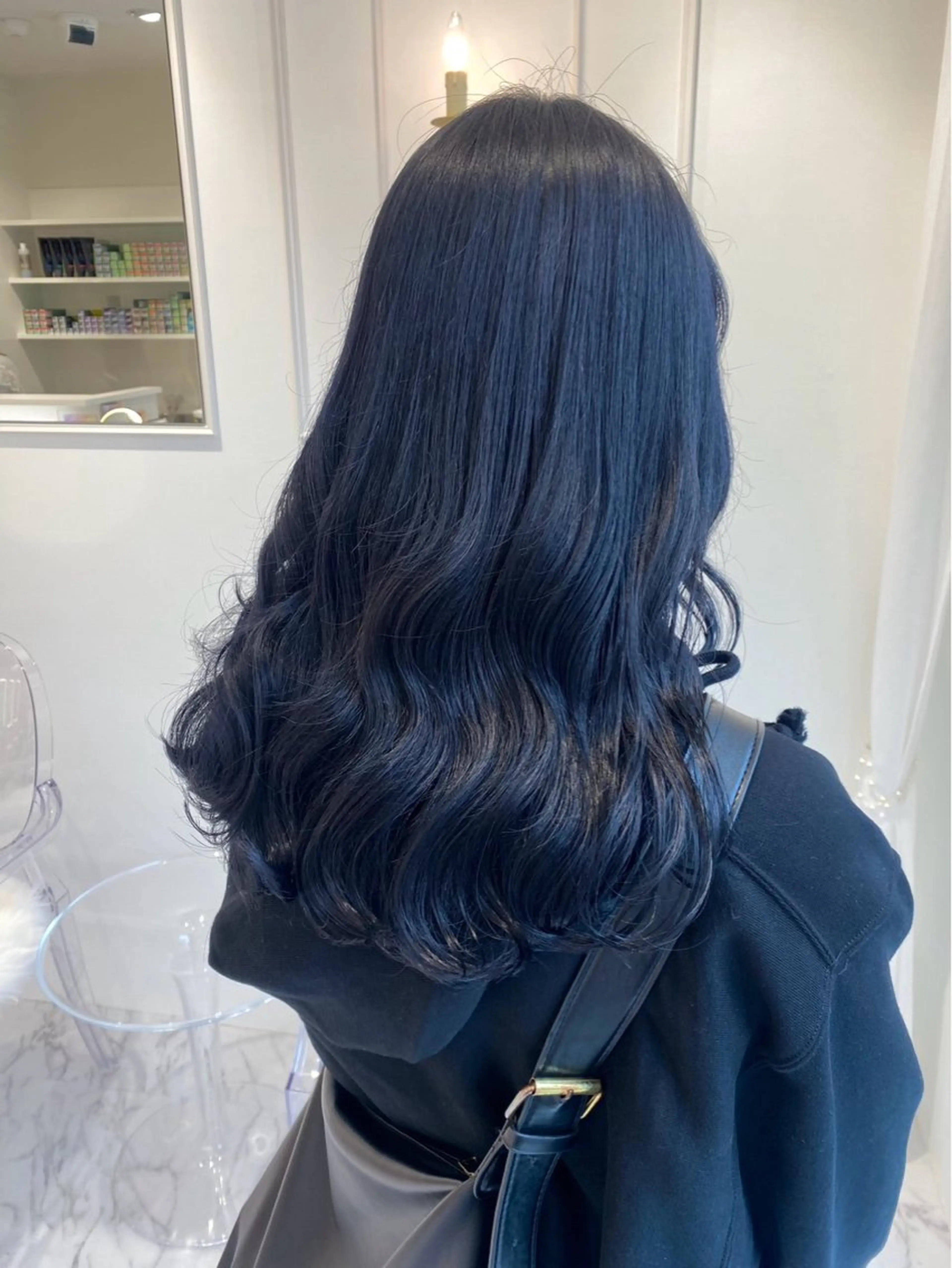 ロング カラー ParveMix 岡本えりかのヘアスタイル