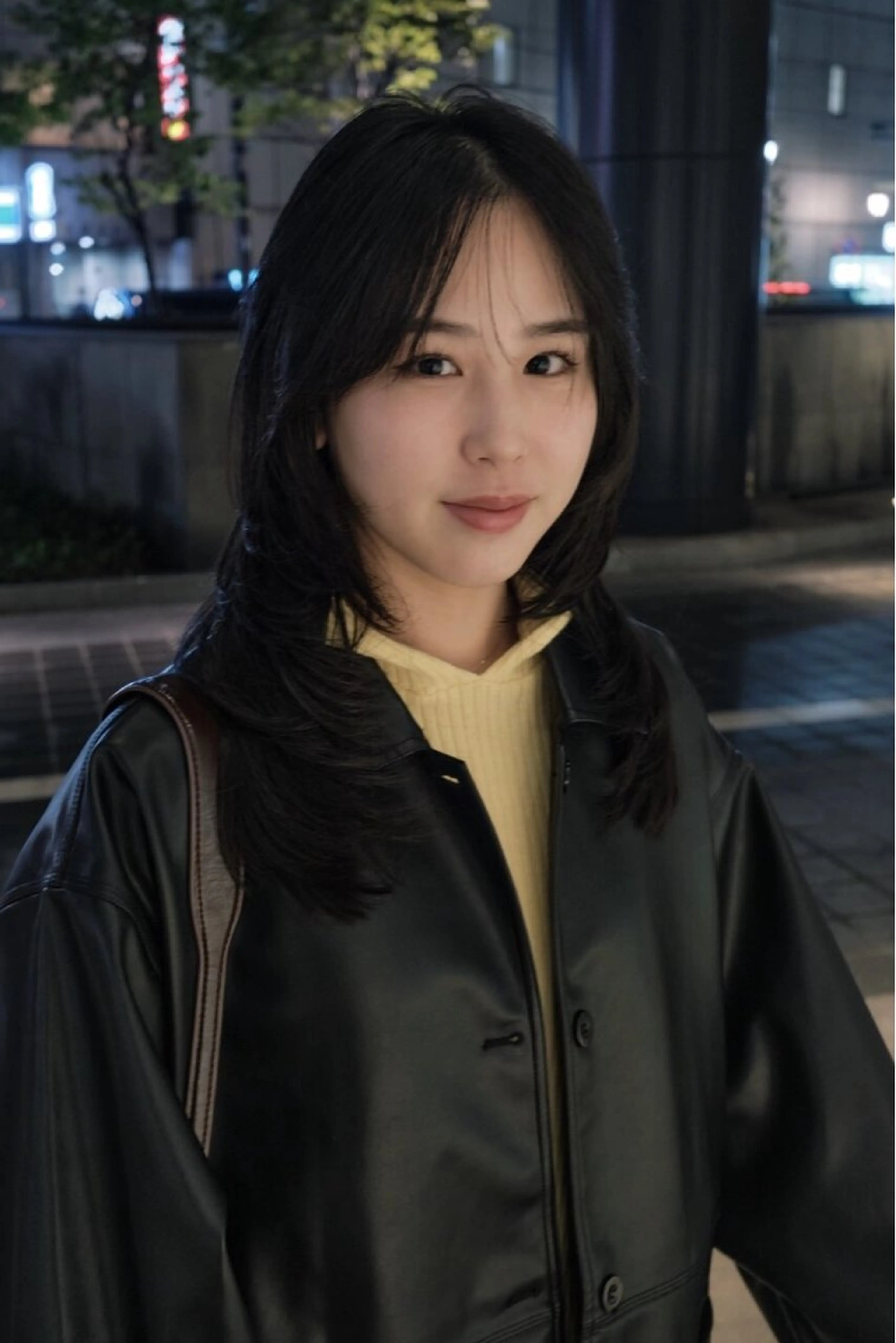 ミディアム カラー カット ヘアカラー トリートメント GRIP/マンツー マンサロンのヘアスタイル