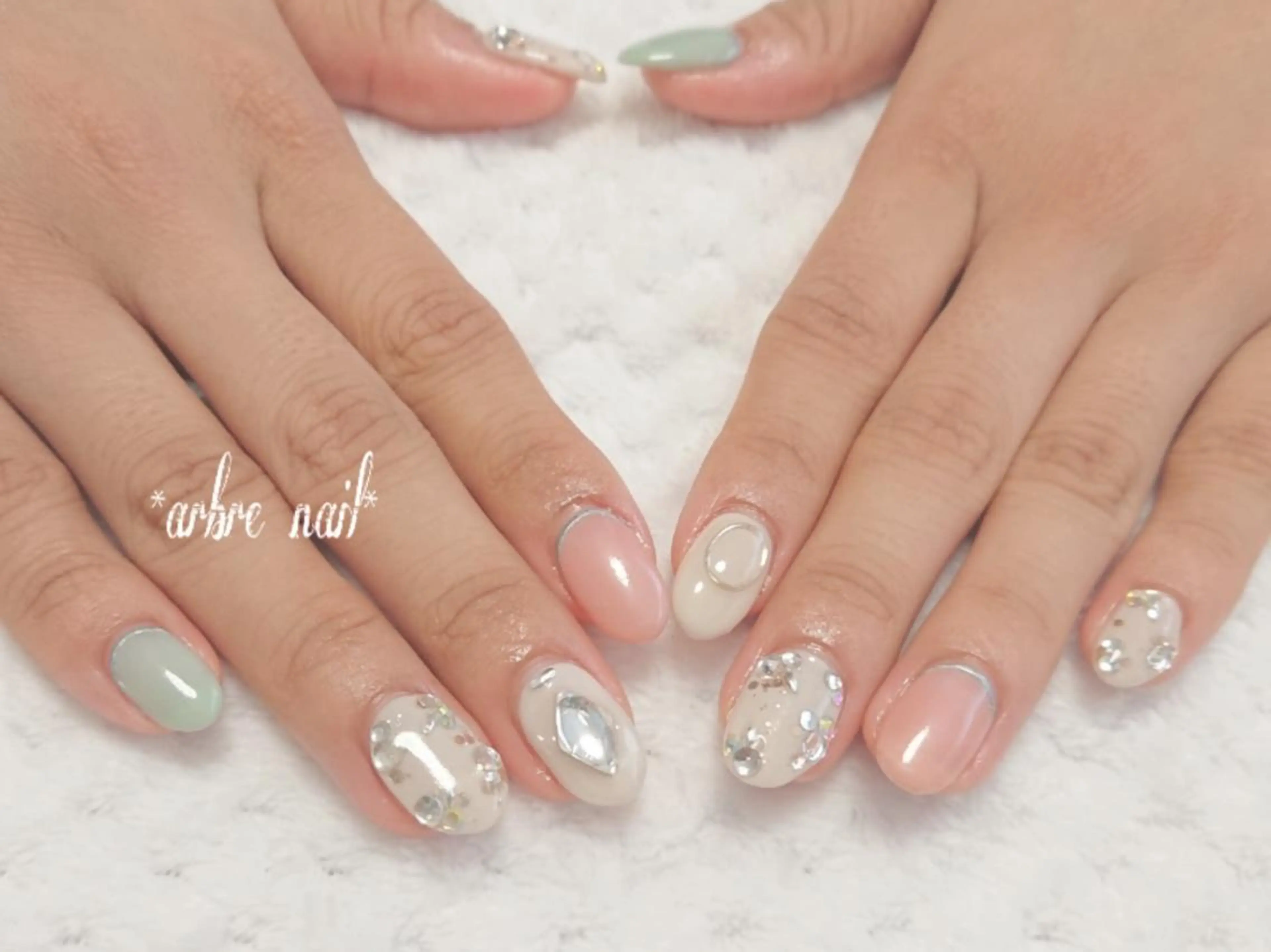 ネイル ＊arbre nail＊.アーブルネイル所属・✯.。 arbre  nail 。✯.のネイルデザイン