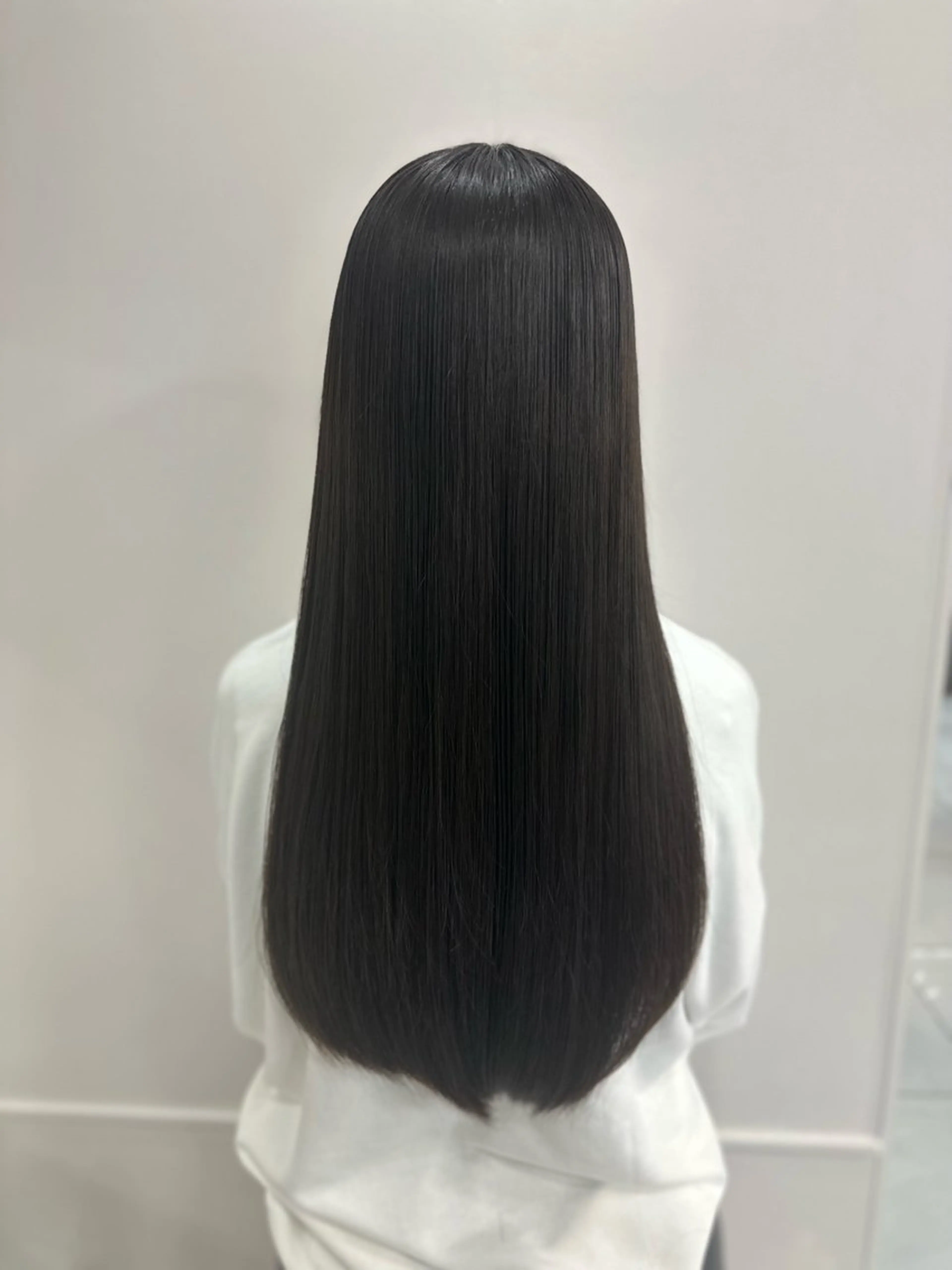 ロング パーマ 縮毛矯正 縮毛矯正 髪質改善/縮毛矯正 /ブリーチ矯正/岡部のヘアスタイル