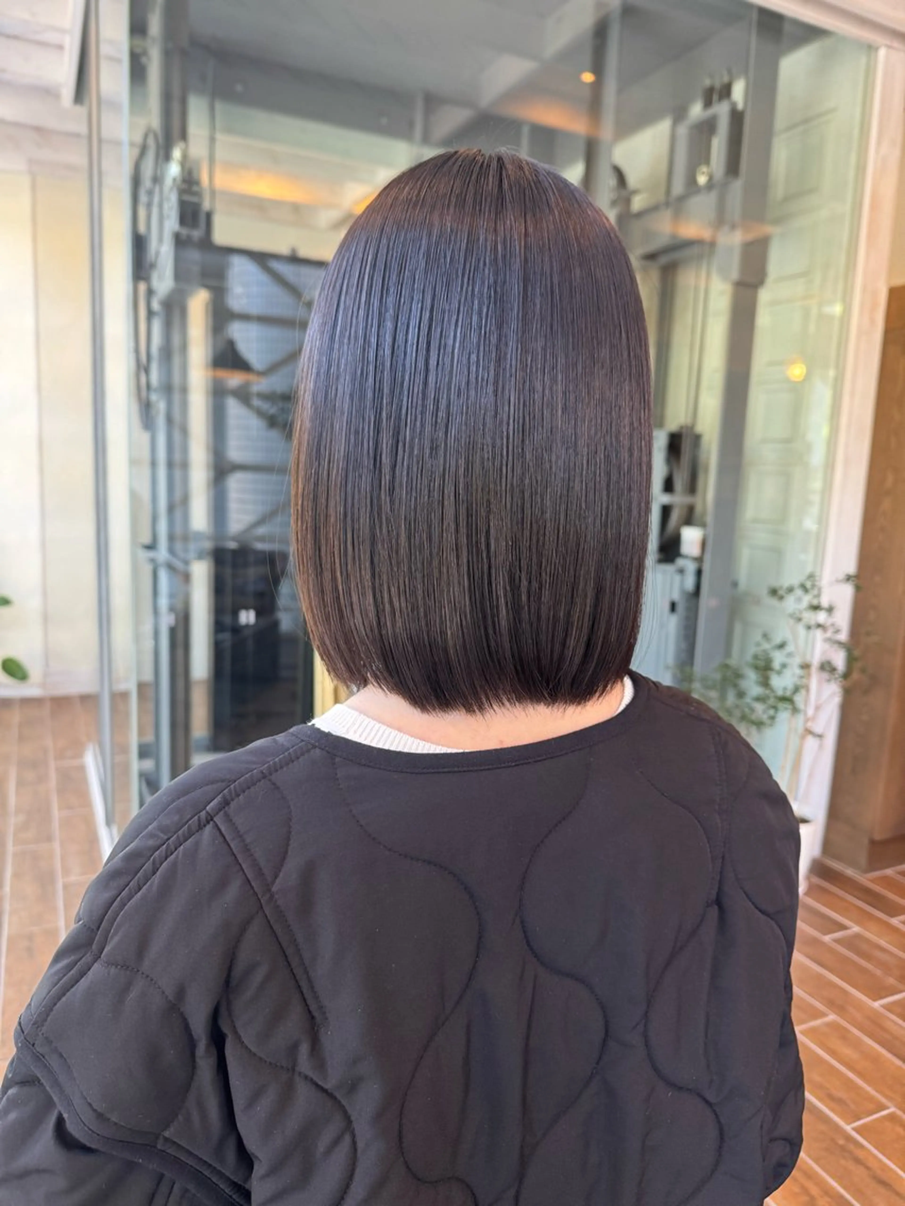 ショート パーマ 酸性ストレート ストレートパーマ 縮毛矯正 村上 輝のヘアスタイル