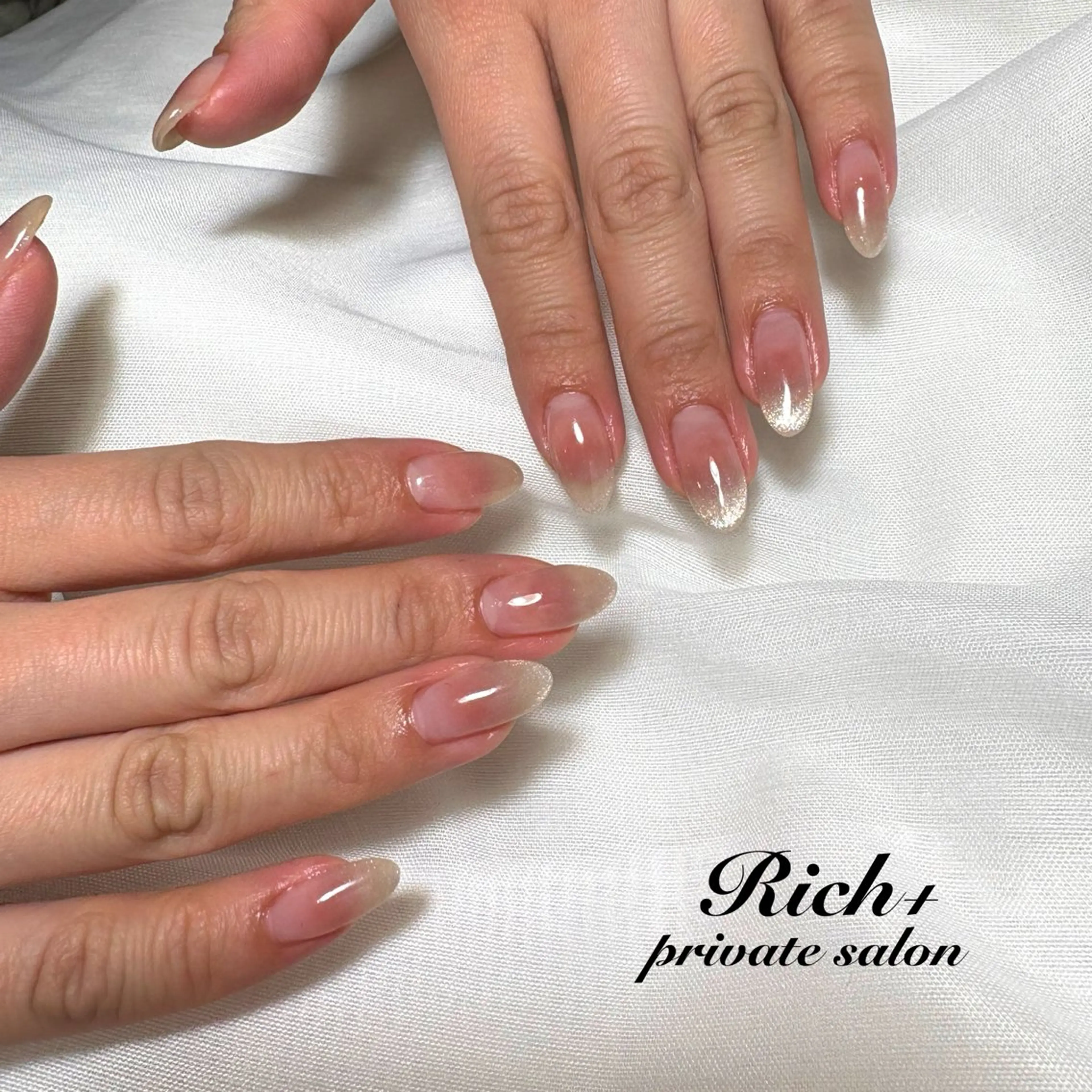 ネイル チークネイル ハンドネイル Rich+nail Mayuのネイルデザイン