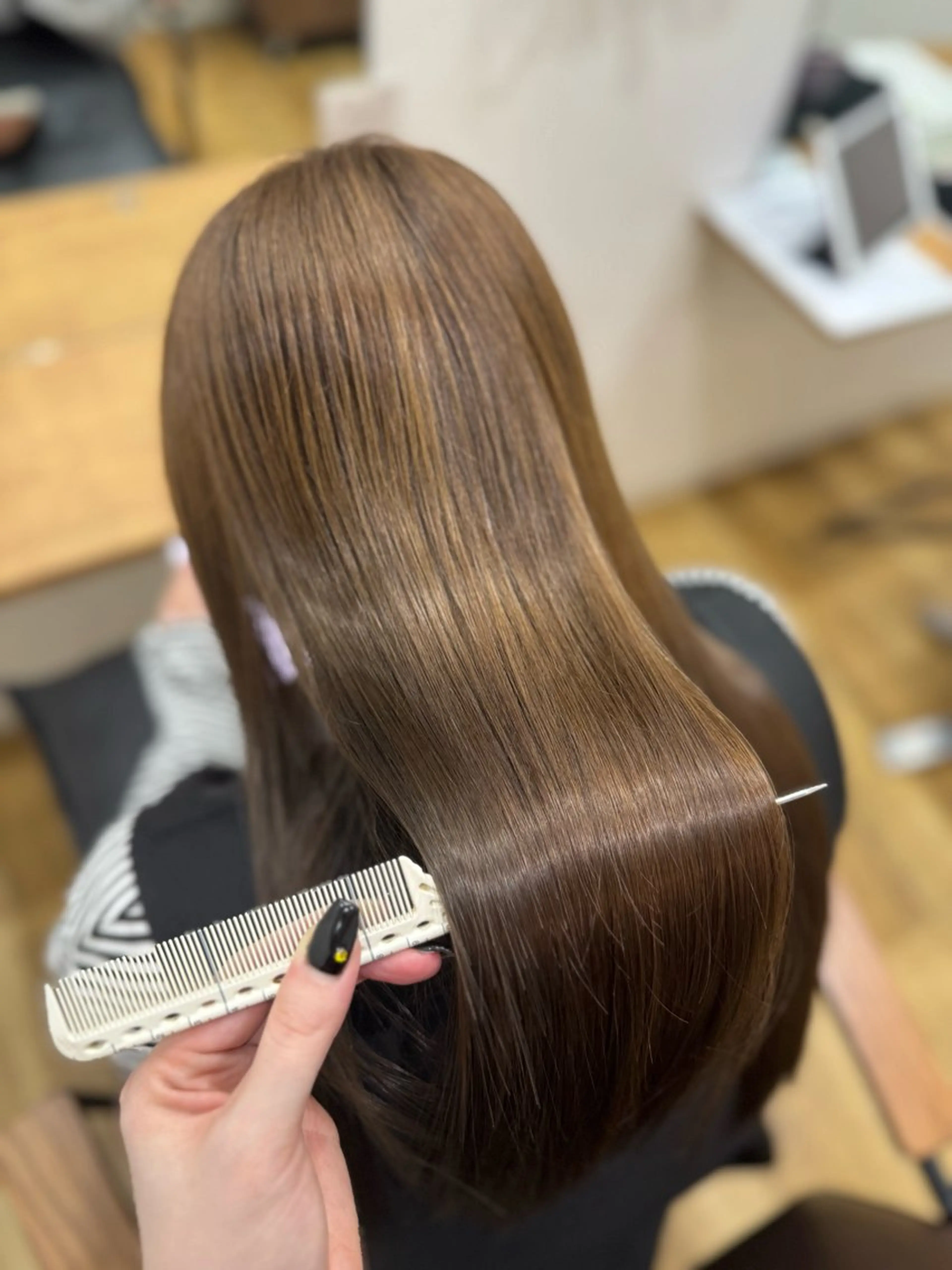 ロング カラー 髪質改善/縮毛矯正 kyoka🤖のヘアスタイル