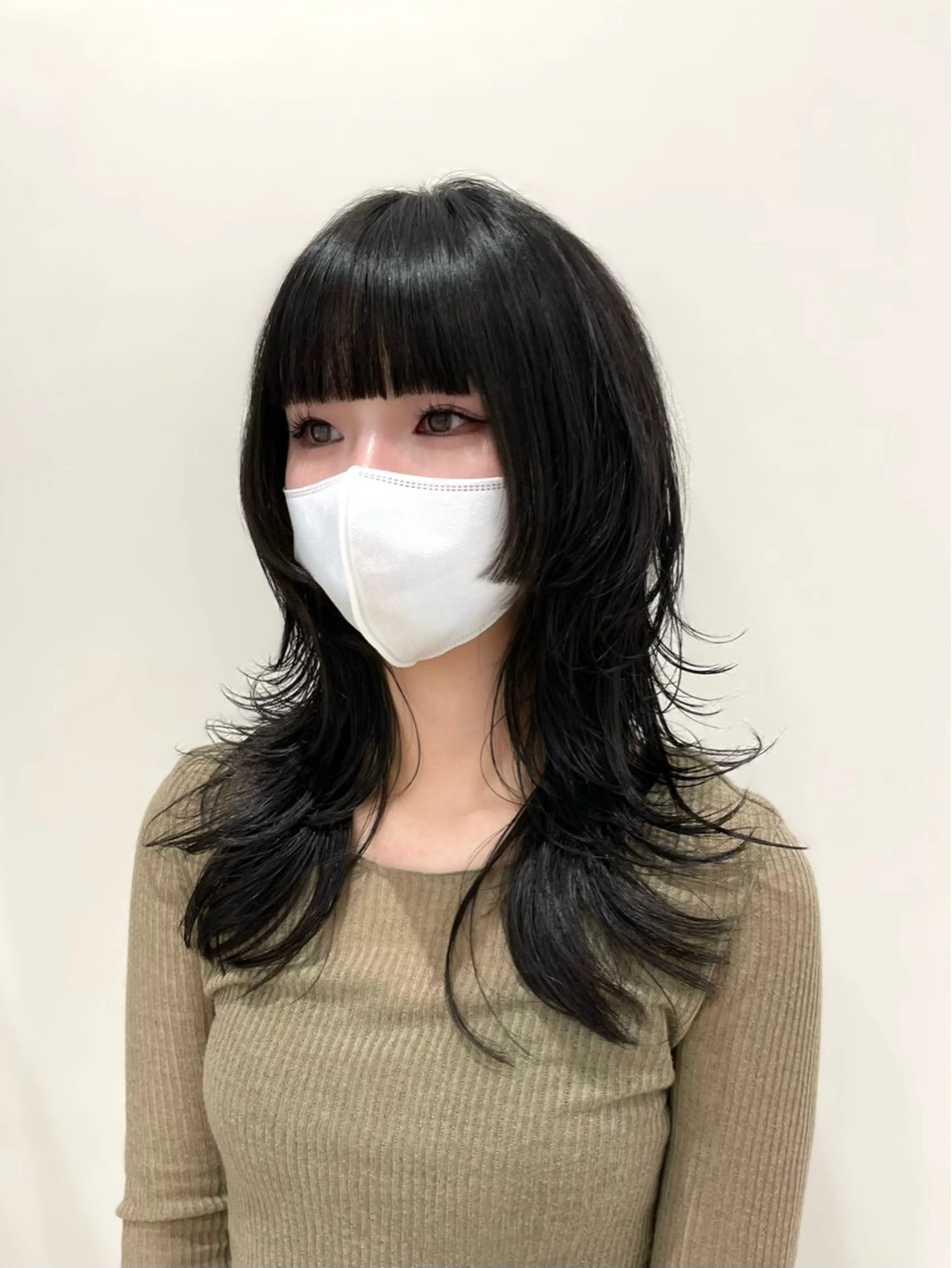 ロング 姫カット レイヤーカット トリートメント ウルフカット ウルフレイヤー カット トリートメント ガレリアエレガンテ栄店所属・ウルフカット/ ハッシュカット/山路のヘアスタイル