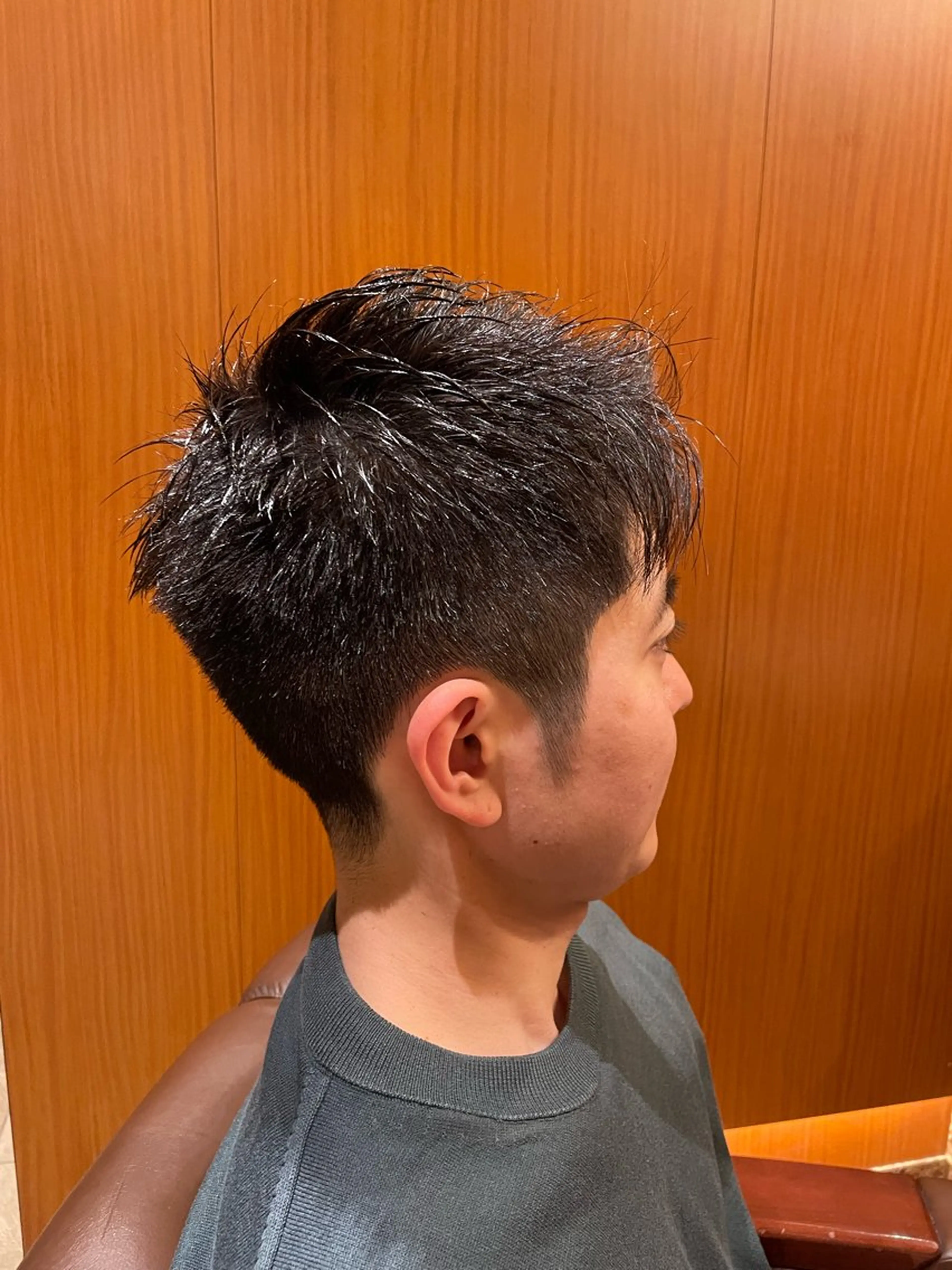 メンズショートスタイルの写真