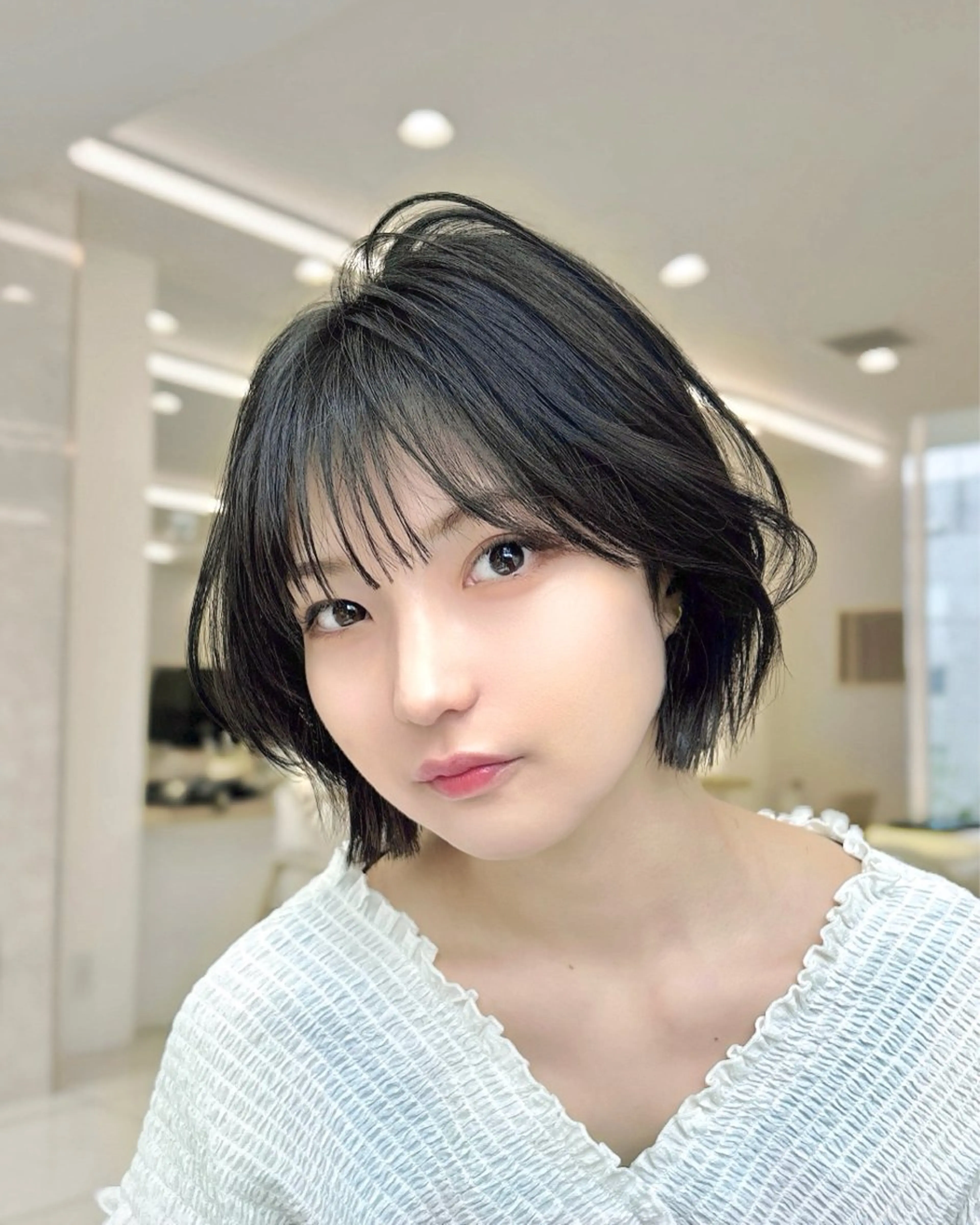 ショート 韓国顔まわり/前髪 /レイヤー/いつきのヘアスタイル