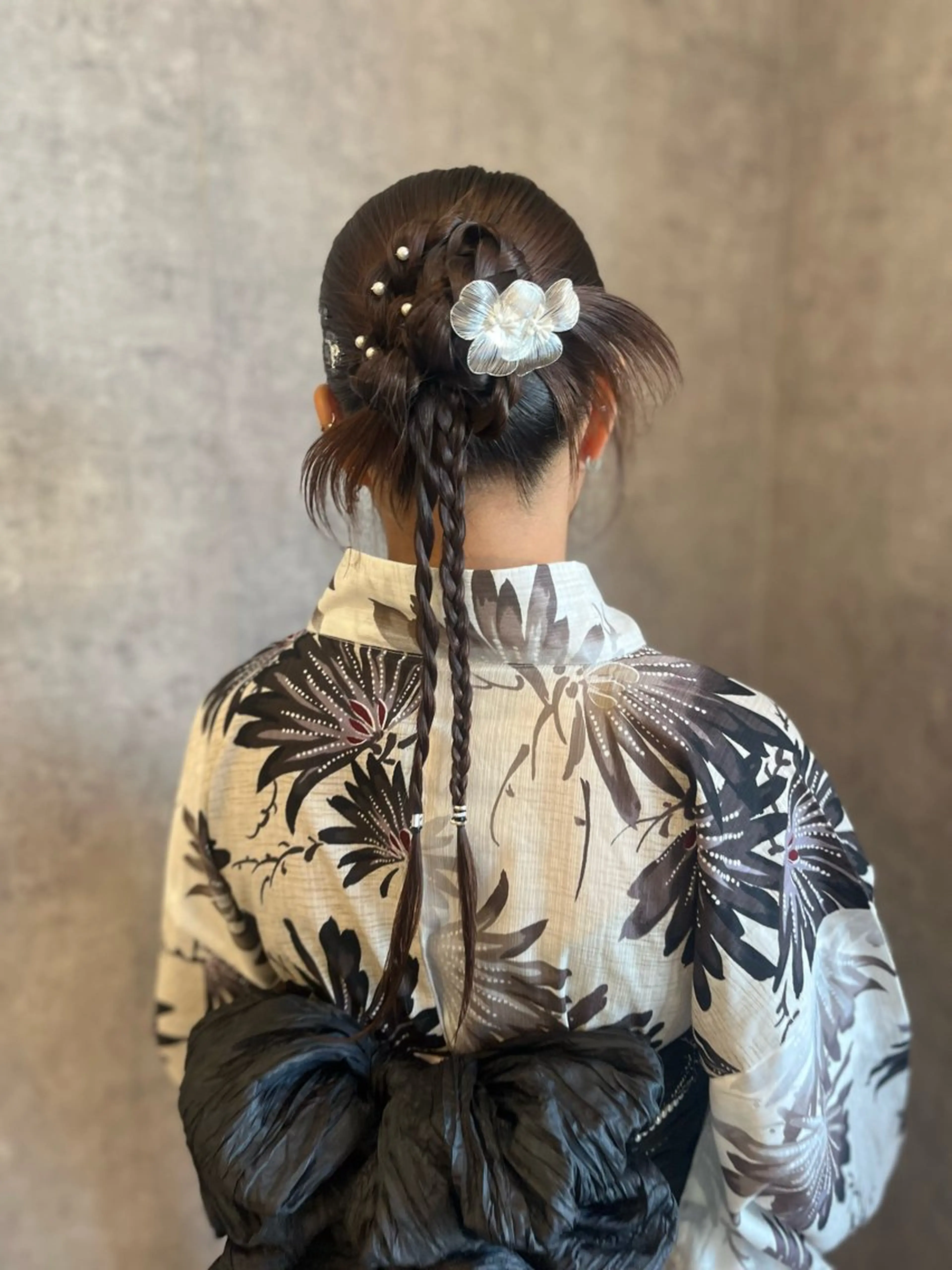 ロング 浴衣 hair garden root所属・比企 萌々華のヘアスタイル