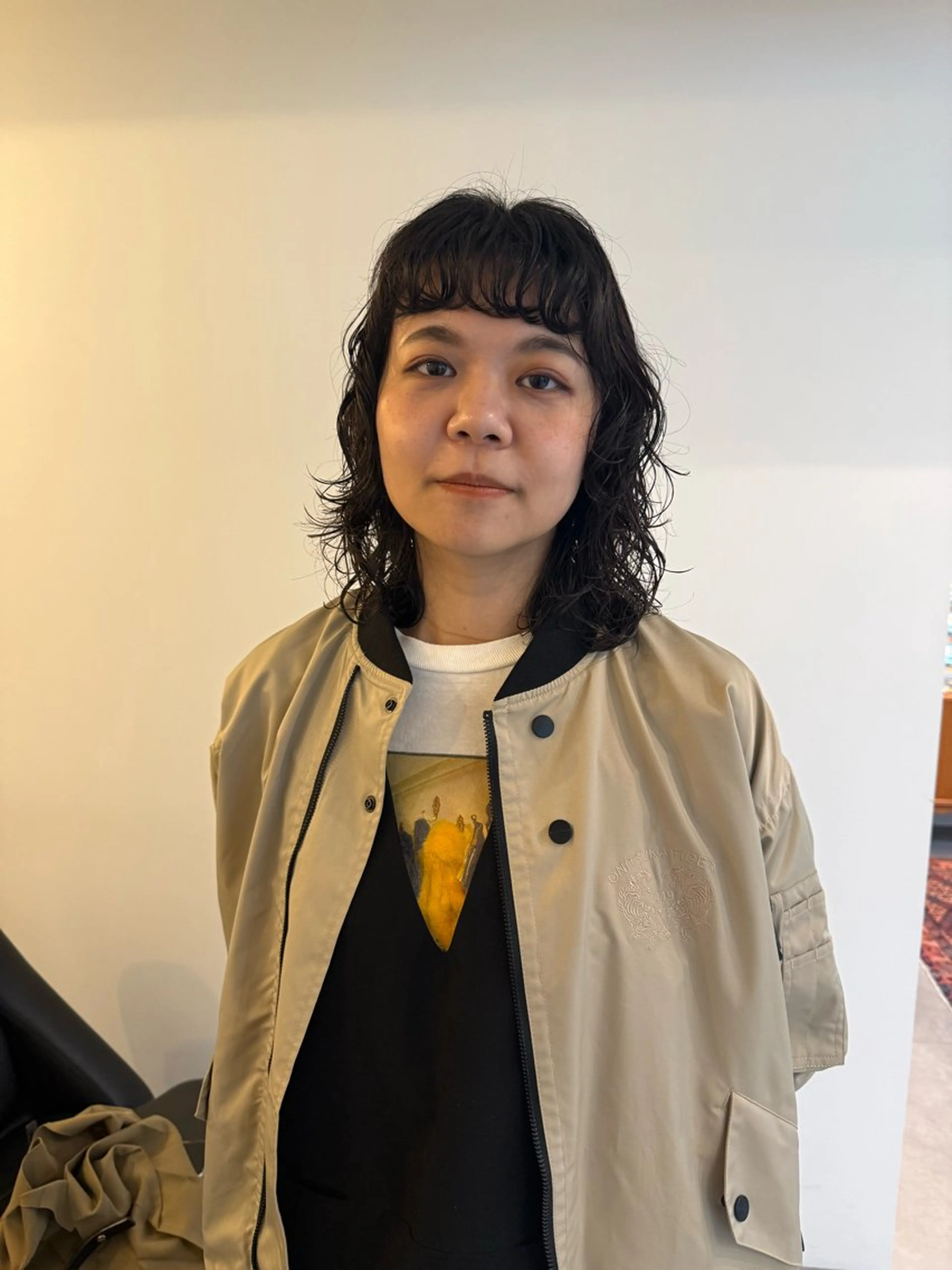 ミディアム カット パーマ 天神大名*チヒロ* /パーマ/ボブのヘアスタイル