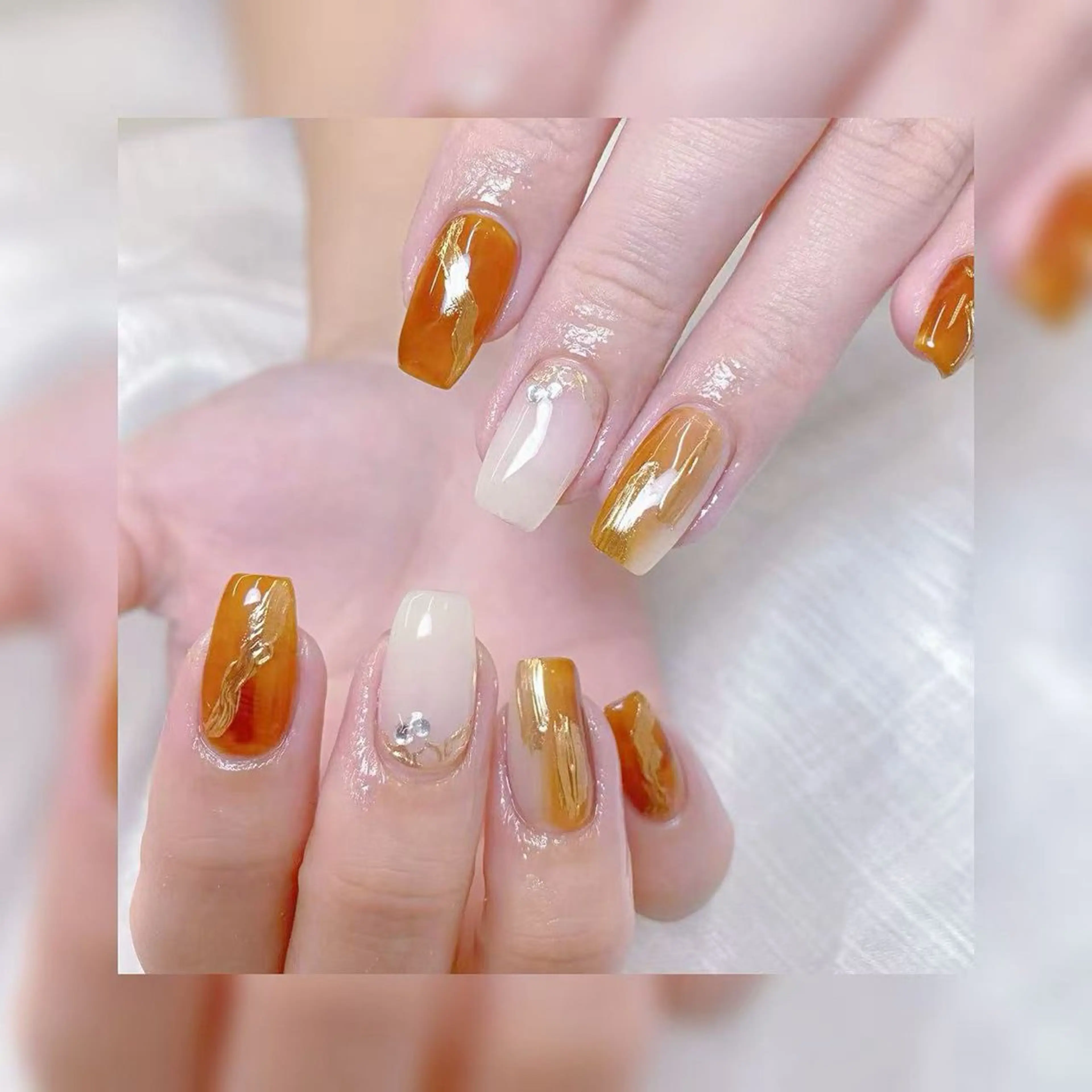 ネイル ハンドネイル AngelChris ビューティーサロン琳のネイルデザイン