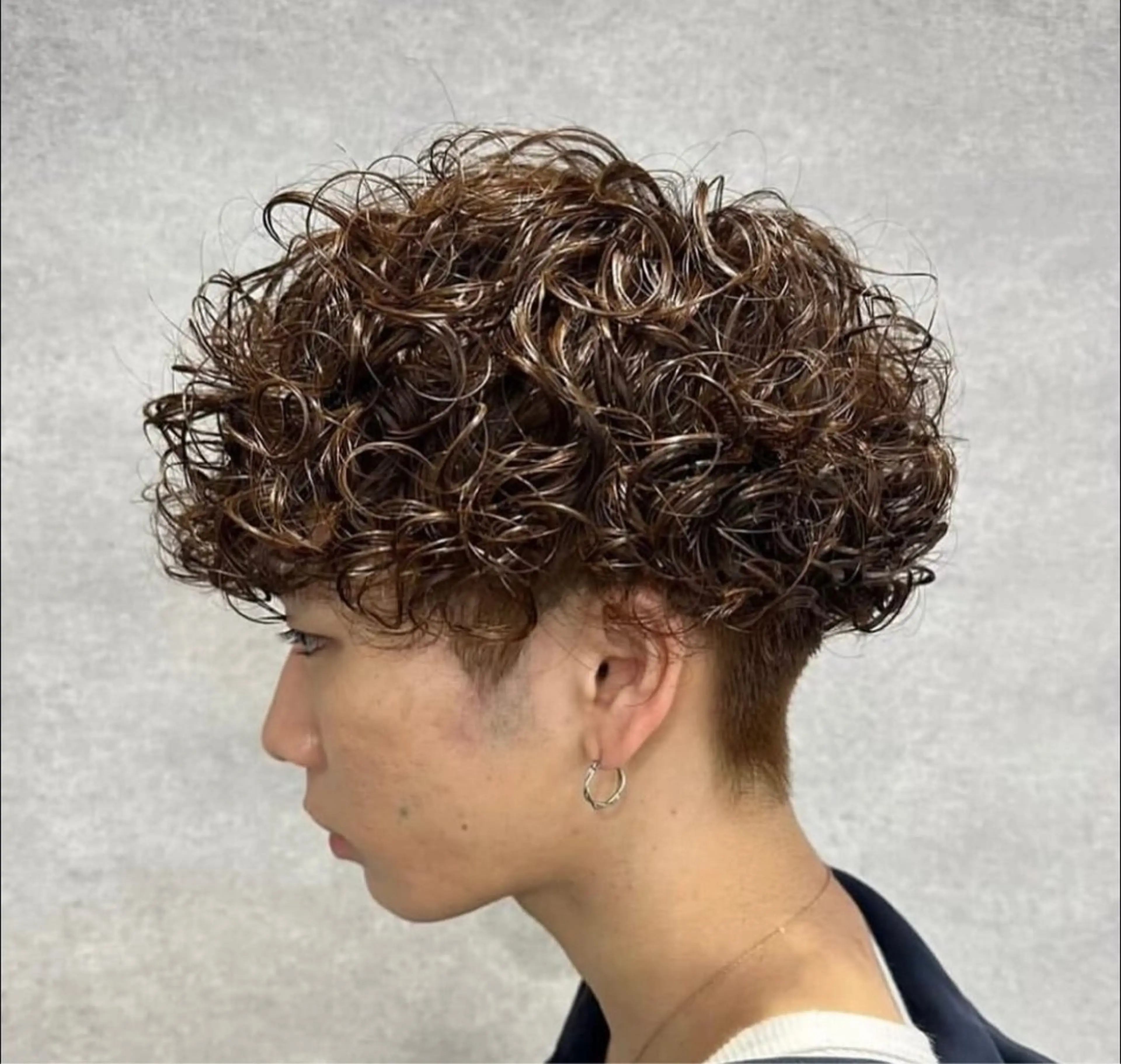 ショート パーマ メンズ 🖤Ayumi🖤 メンズ特化❤️‍🔥のヘアスタイル