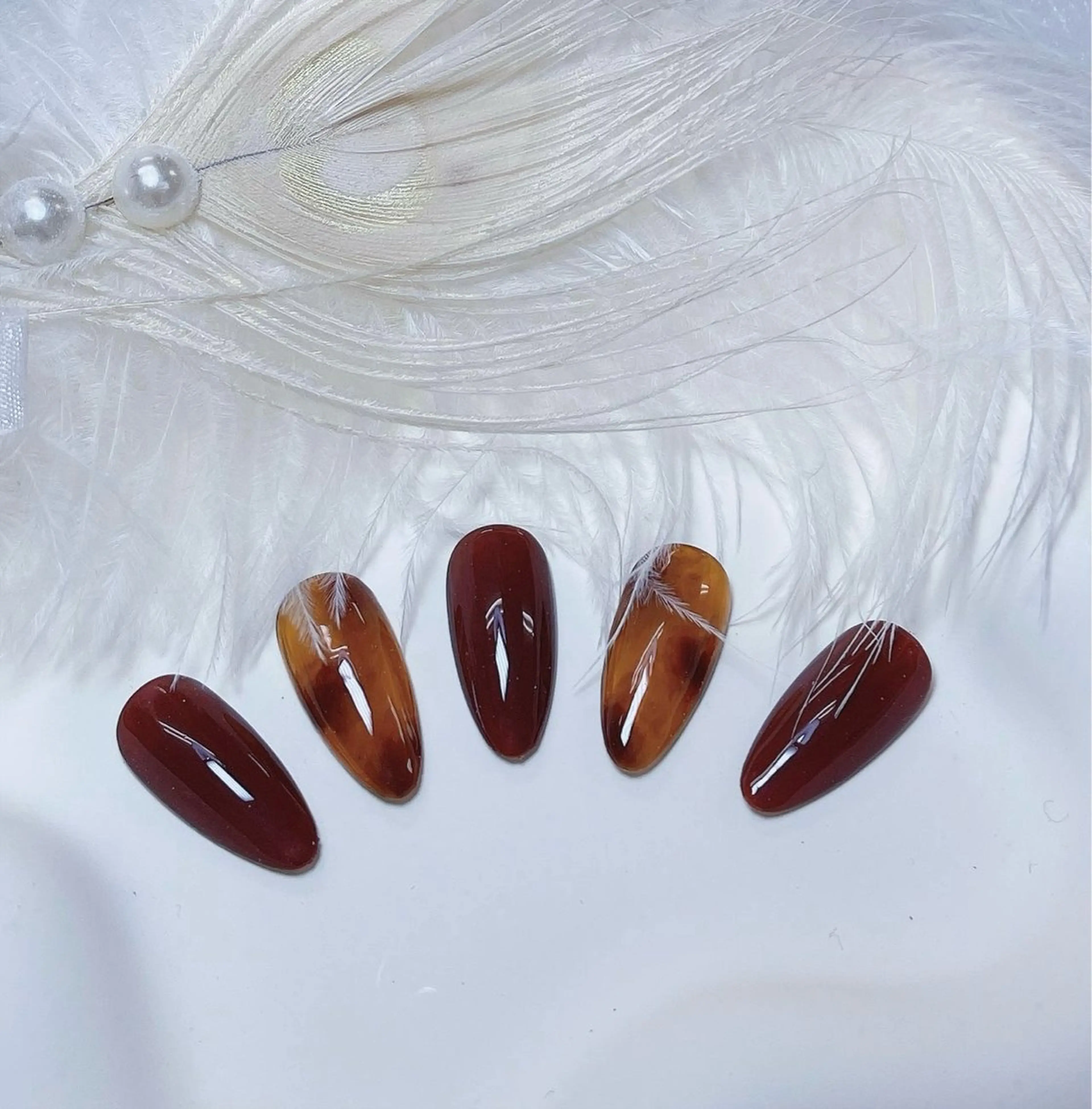 ネイル チークネイル フレンチネイル グラデーション キラキラネイル 韓国ネイル ハンドネイル DUO MI所属・DUO   MI nail salonのネイルデザイン