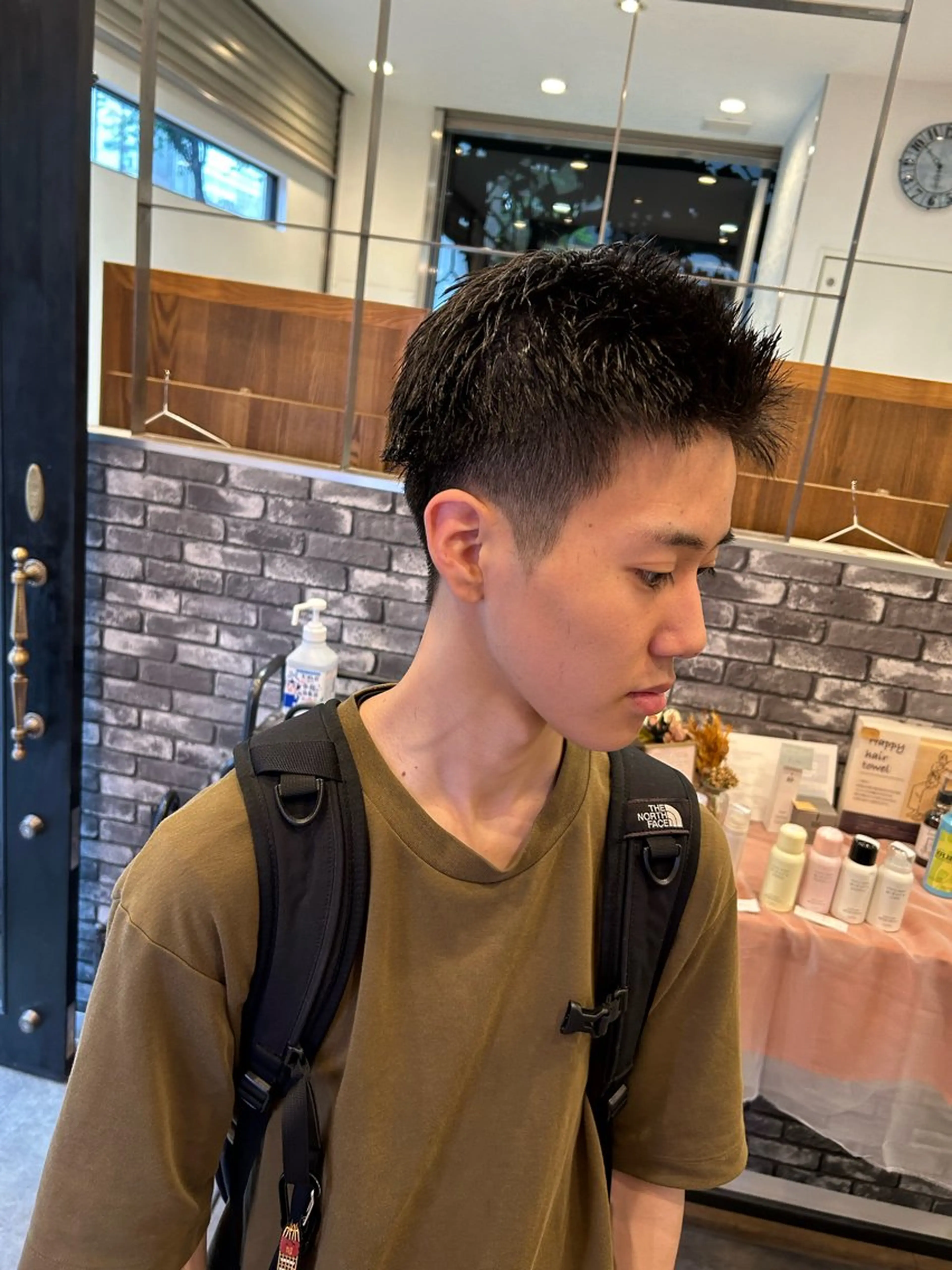 メンズ モヒカン メンズベリーショート カット mai /attraのヘアスタイル