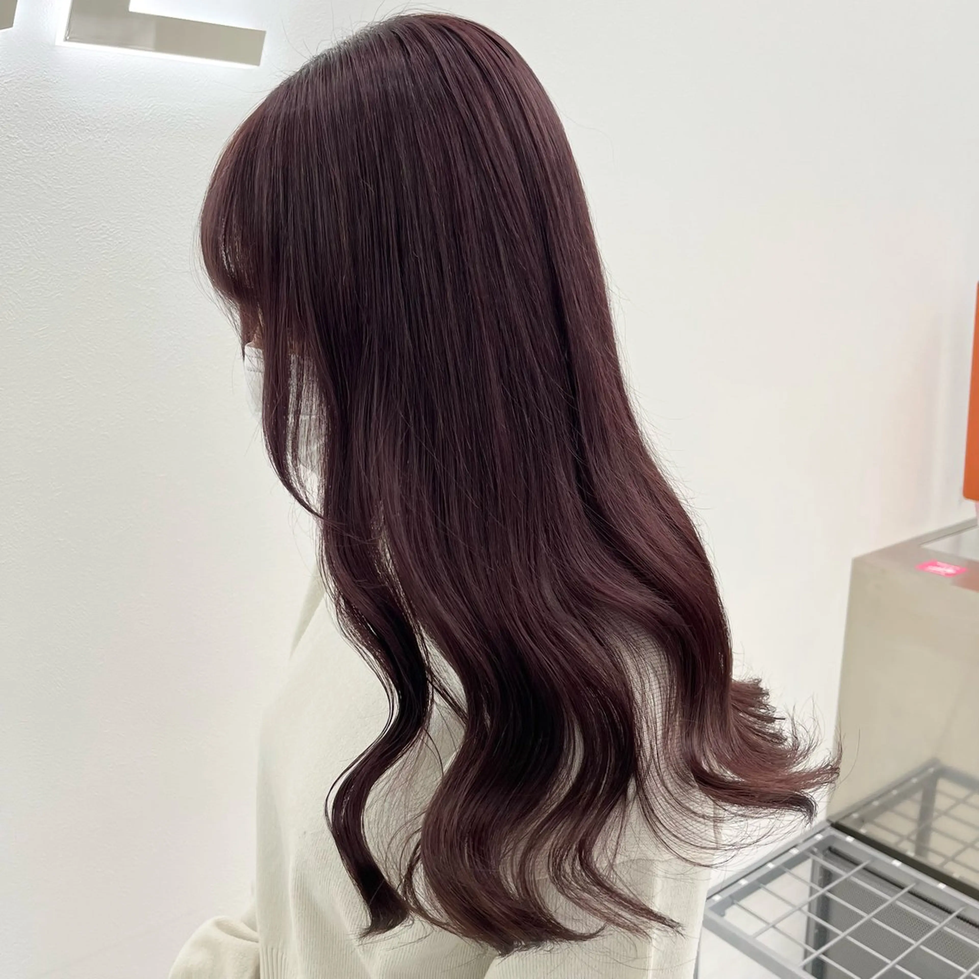 ロング ヘアカラー ヘッドスパ ヘアセット 🤍上質艶ワンホン ヘアMAYU🤍のヘアスタイル