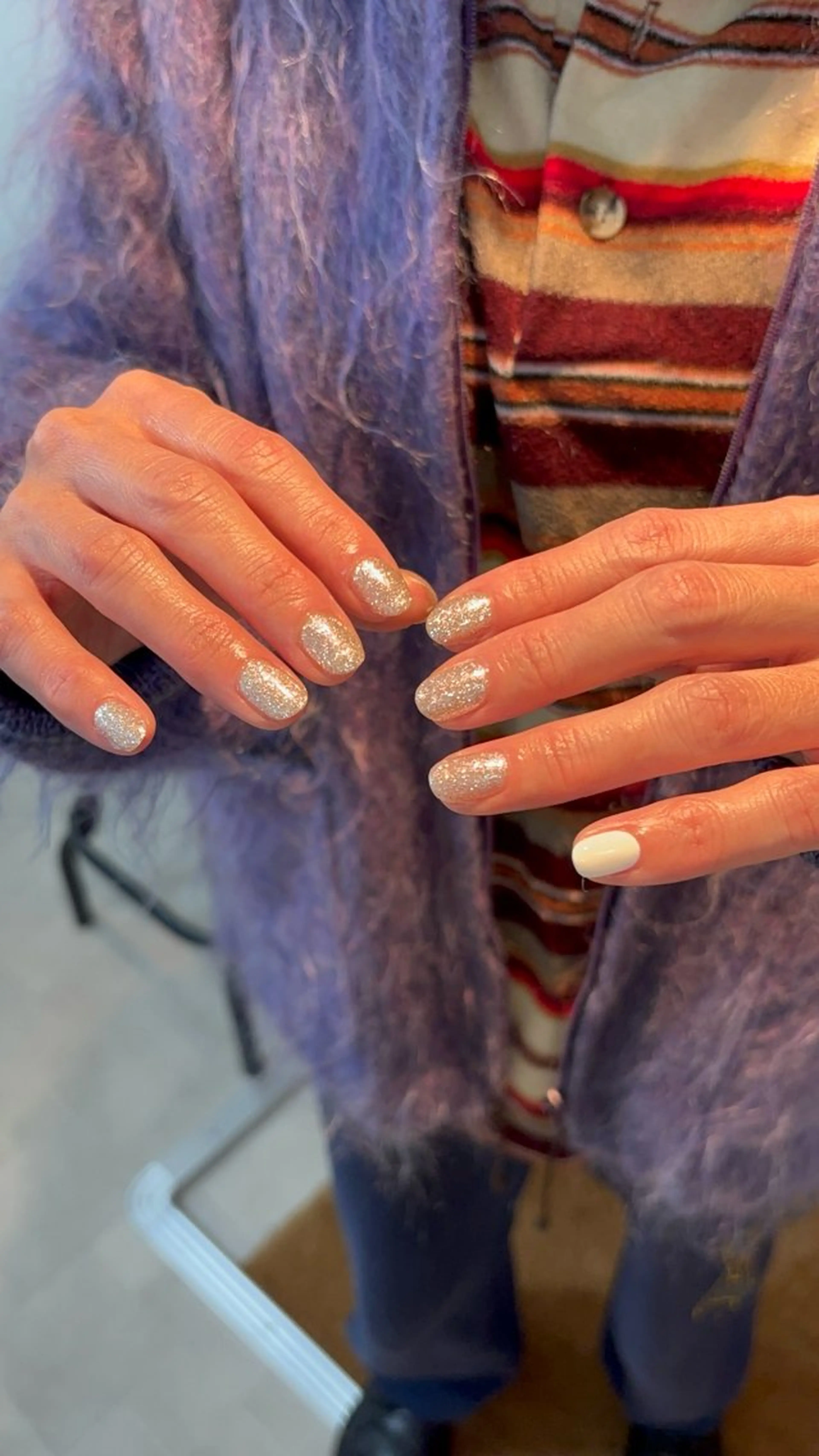 ネイル ラメ(グリッター) free'snail N A Oのネイルデザイン