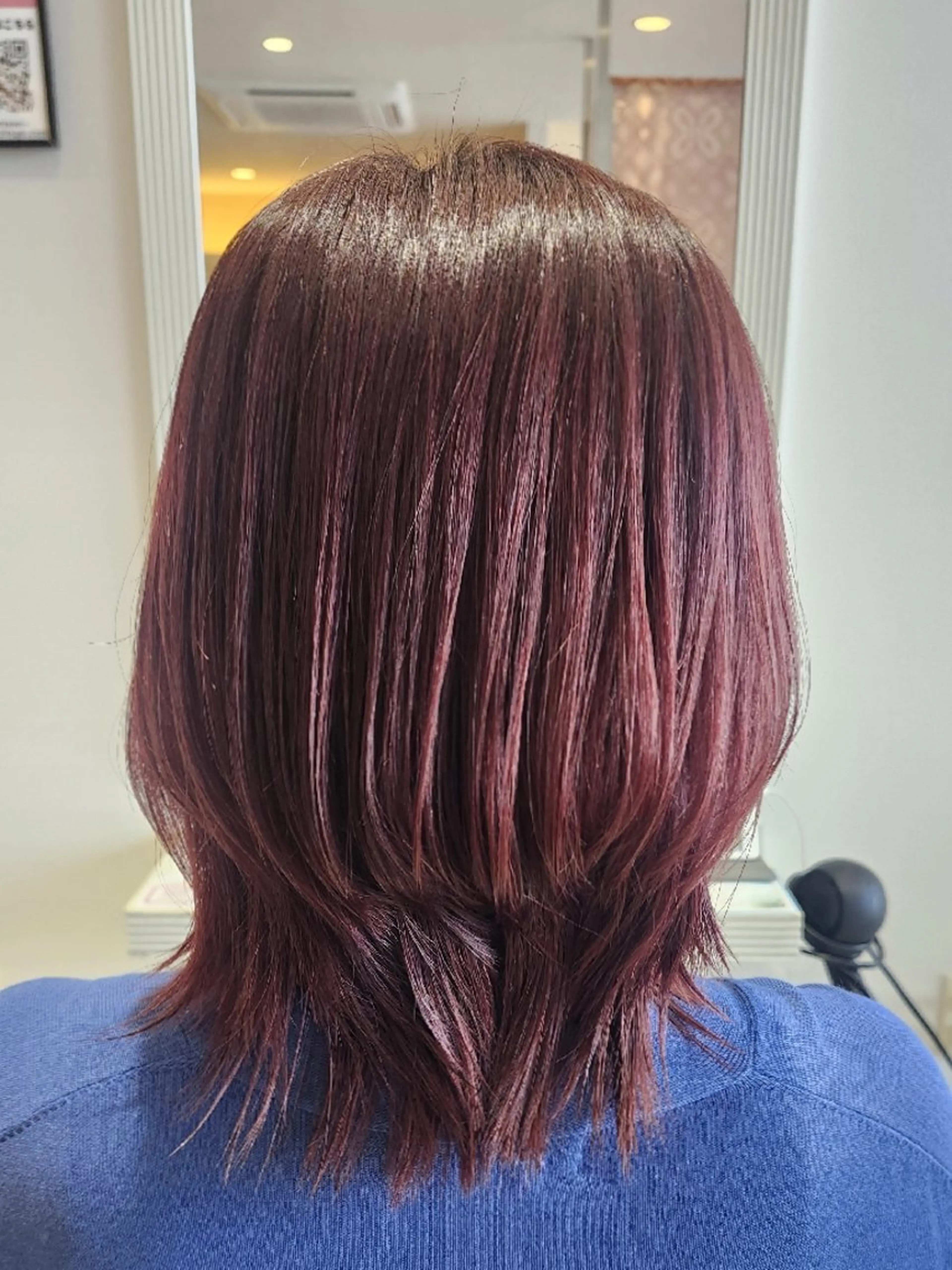 ミディアム カラー レッドカラー 暖色カラー/髪質改善 /メンズ🧡莉南のヘアスタイル