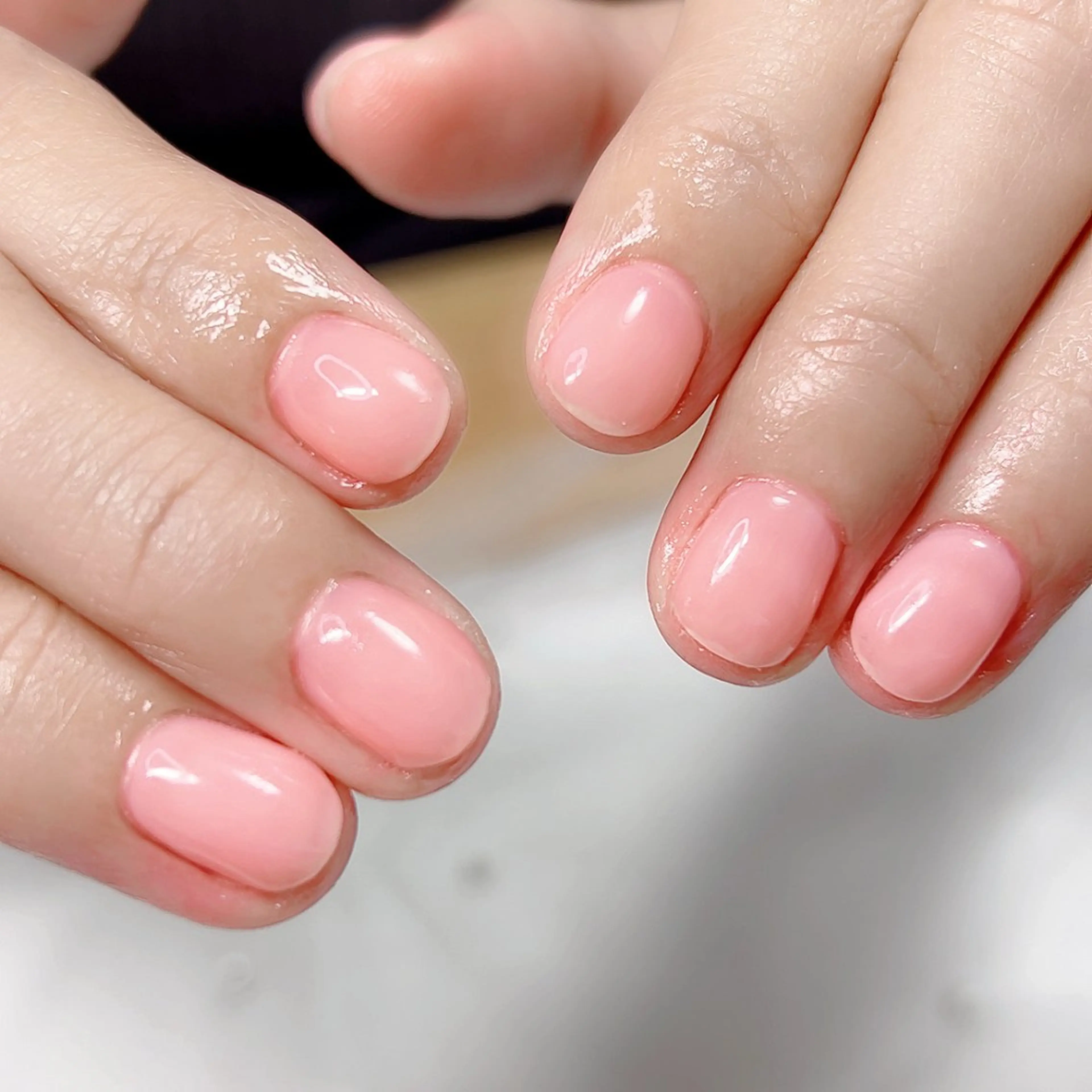 ネイル キラキラネイル ワンカラーネイル 春ネイル Cute Tips nailのネイルデザイン