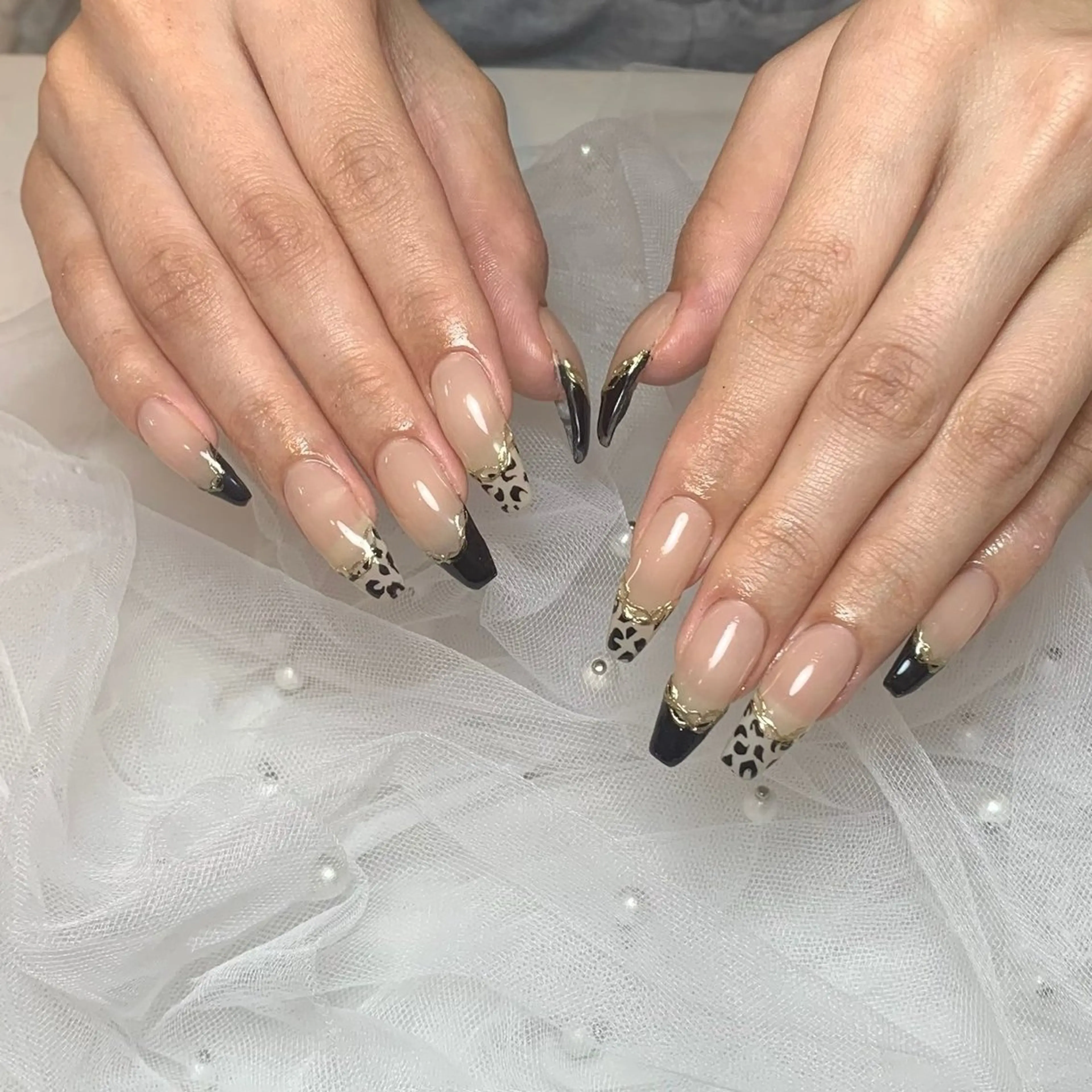 ネイル アートネイル フレンチネイル ミラーネイル 持ち込み D.d ririaのネイルデザイン