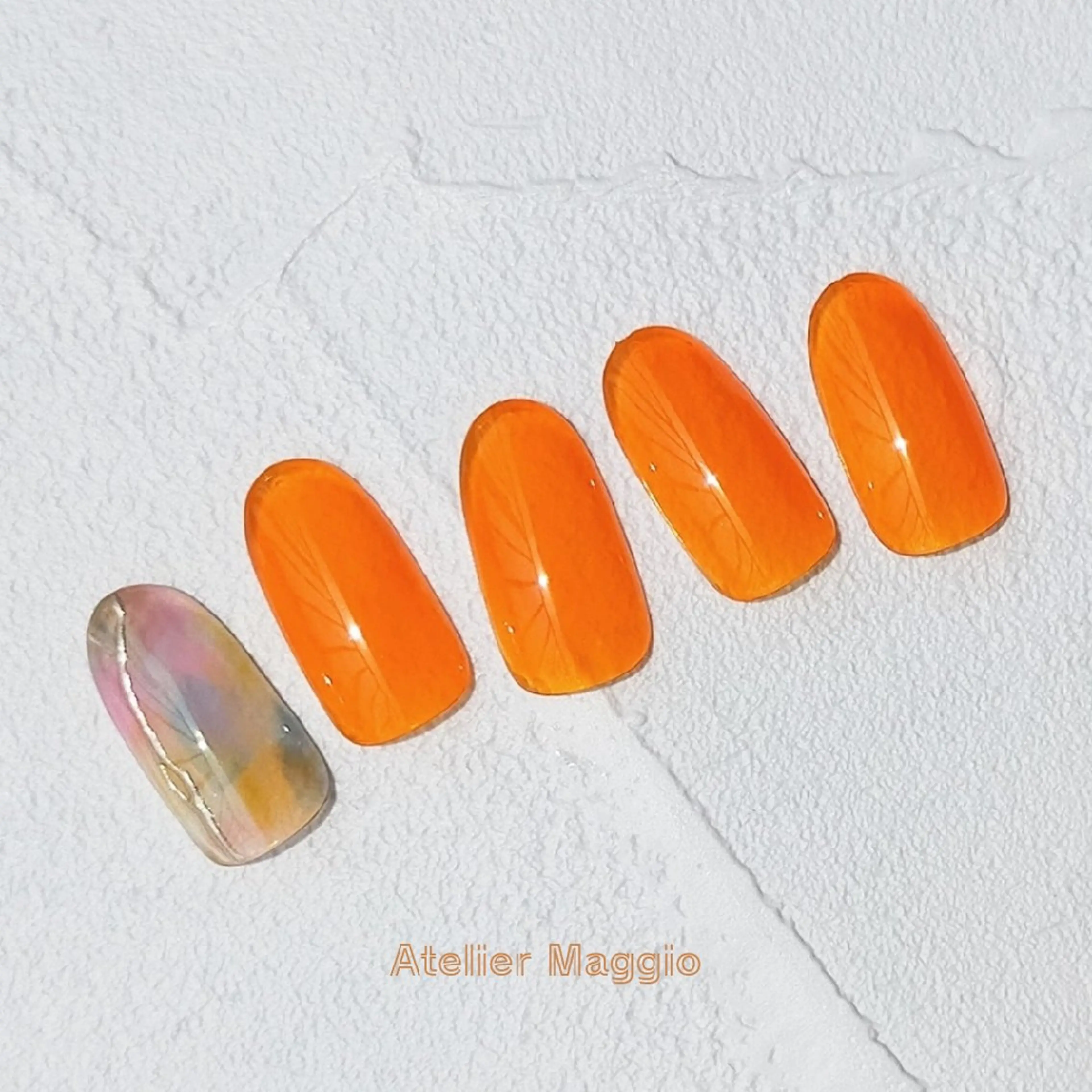 ネイル クリアネイル ミラーネイル ニュアンスネイル アトリエマッジョ madokaのその他イメージ