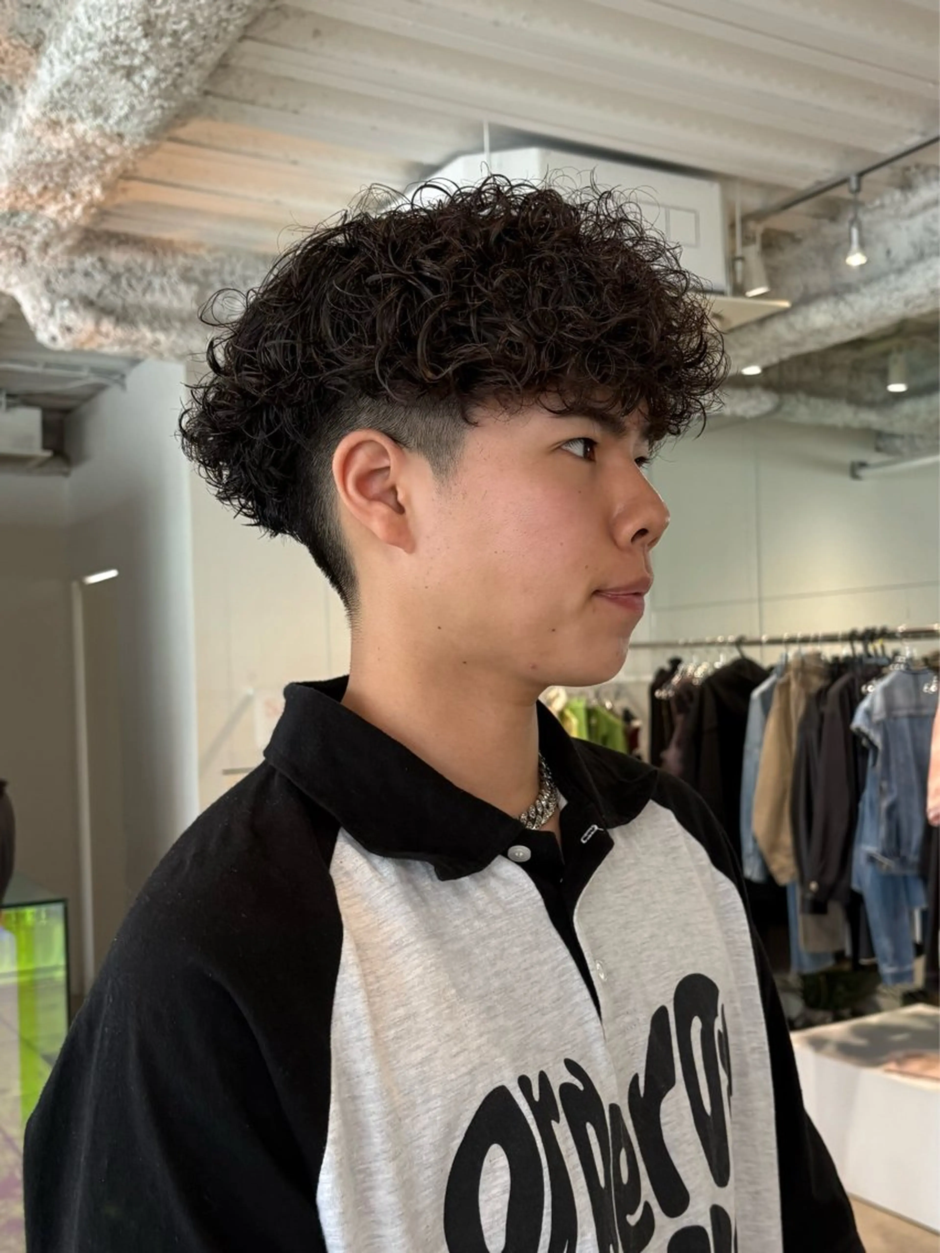 パーマ メンズ スペインカール カット パーマ ANY/メンズ特化/ シバヤ ユウキのヘアスタイル