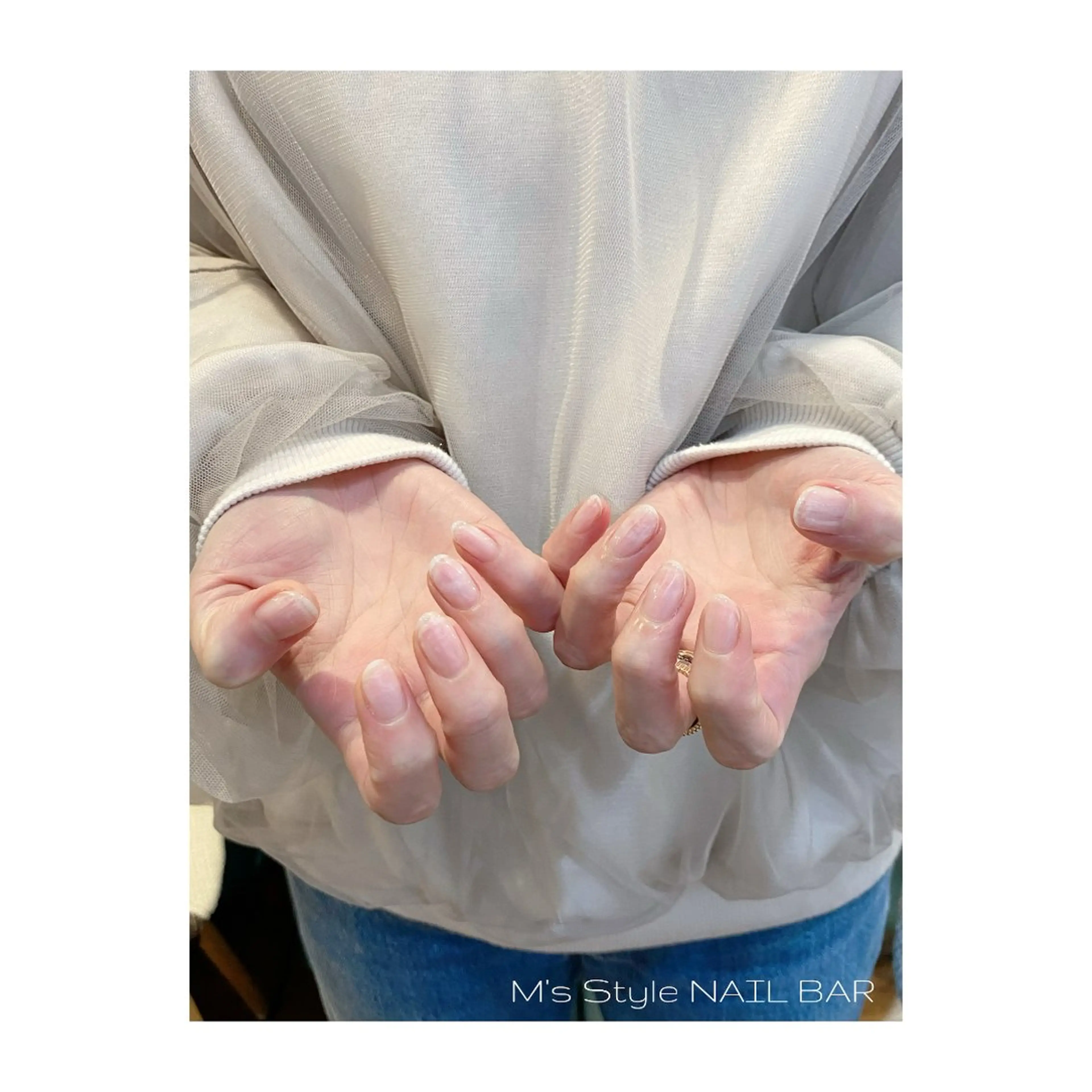 ネイル クリアネイル 成人式 フットネイル フレンチネイル ジェルネイル ハンドネイル M's Style NAIL BARのネイルデザイン