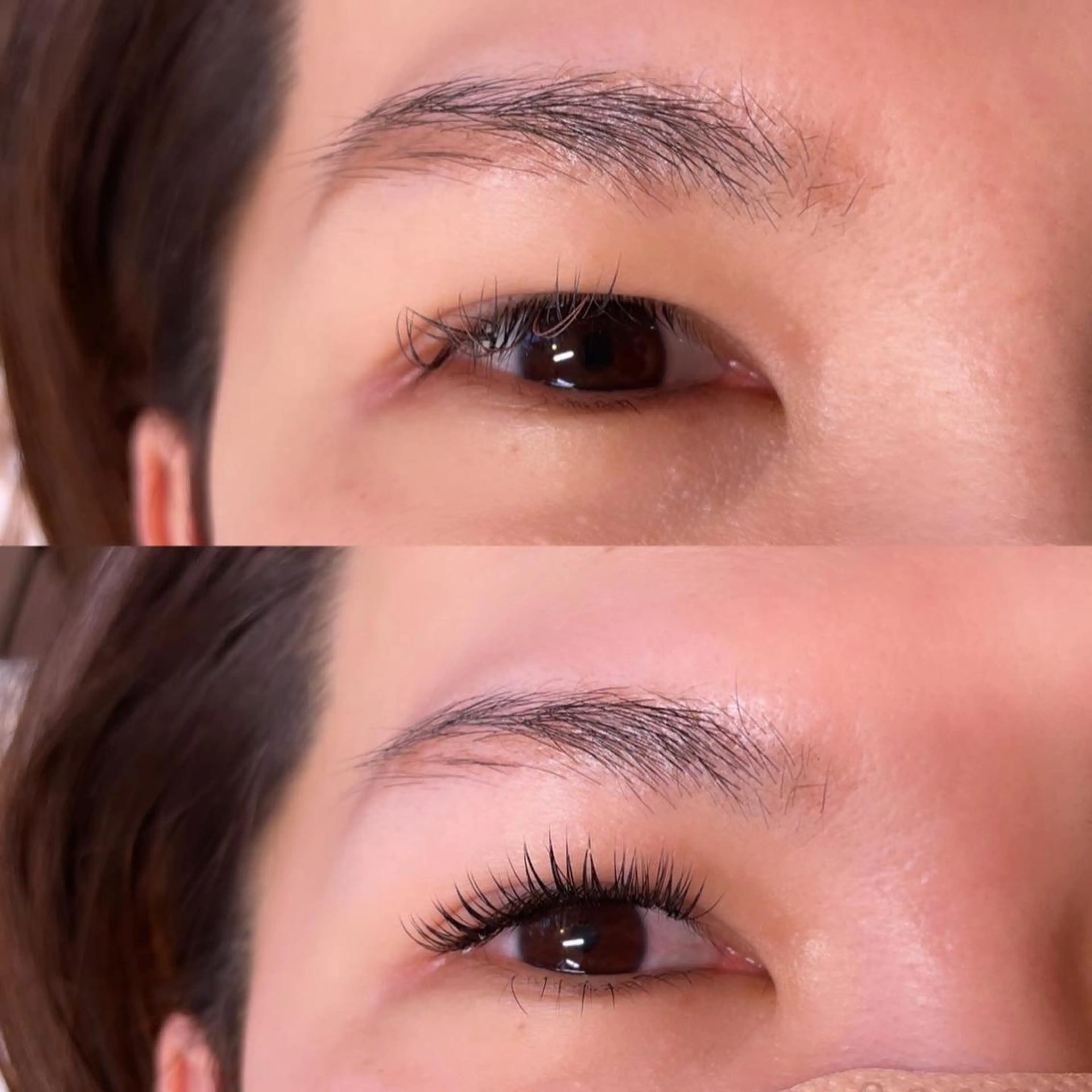 マツエク・マツパ フラットラッシュ ナチュラル 自まつ毛改善サロンHYGGE青葉台所属・mami saijoのマツエク・マツパデザイン