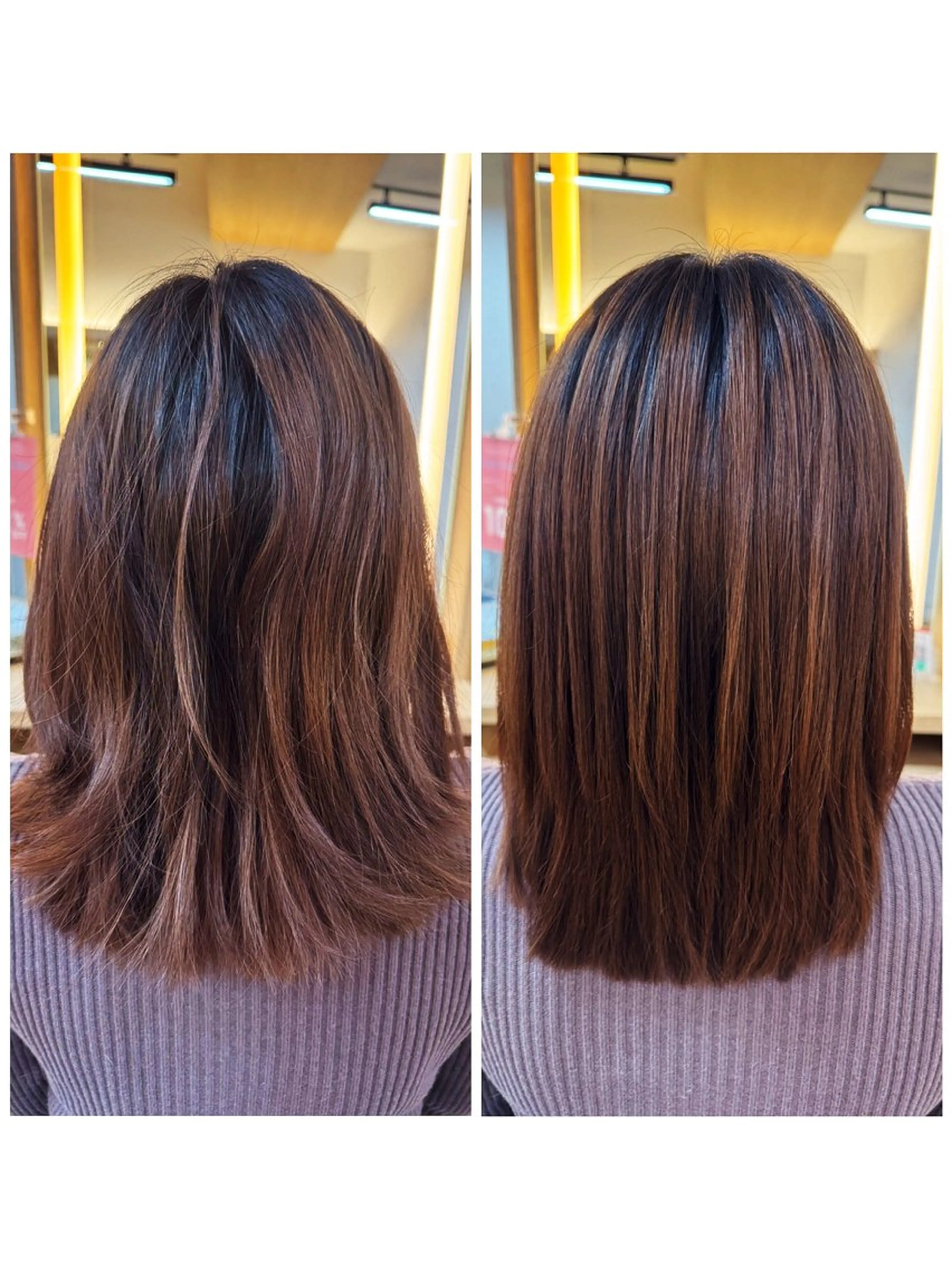 前髪縮毛矯正+3stepトリートメントの写真