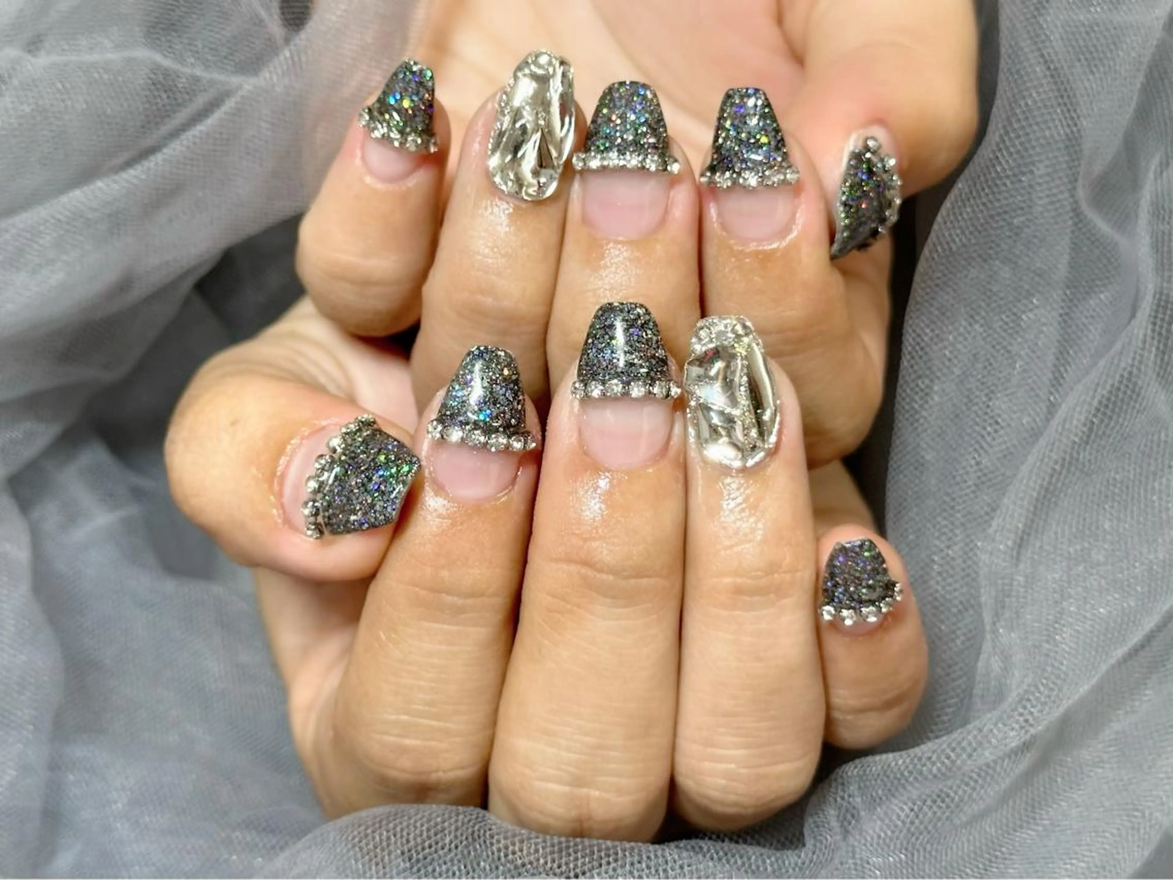 ネイル ラメ(グリッター) ハンドネイル KURELLY所属・Nail Salon KURELLYのネイルデザイン